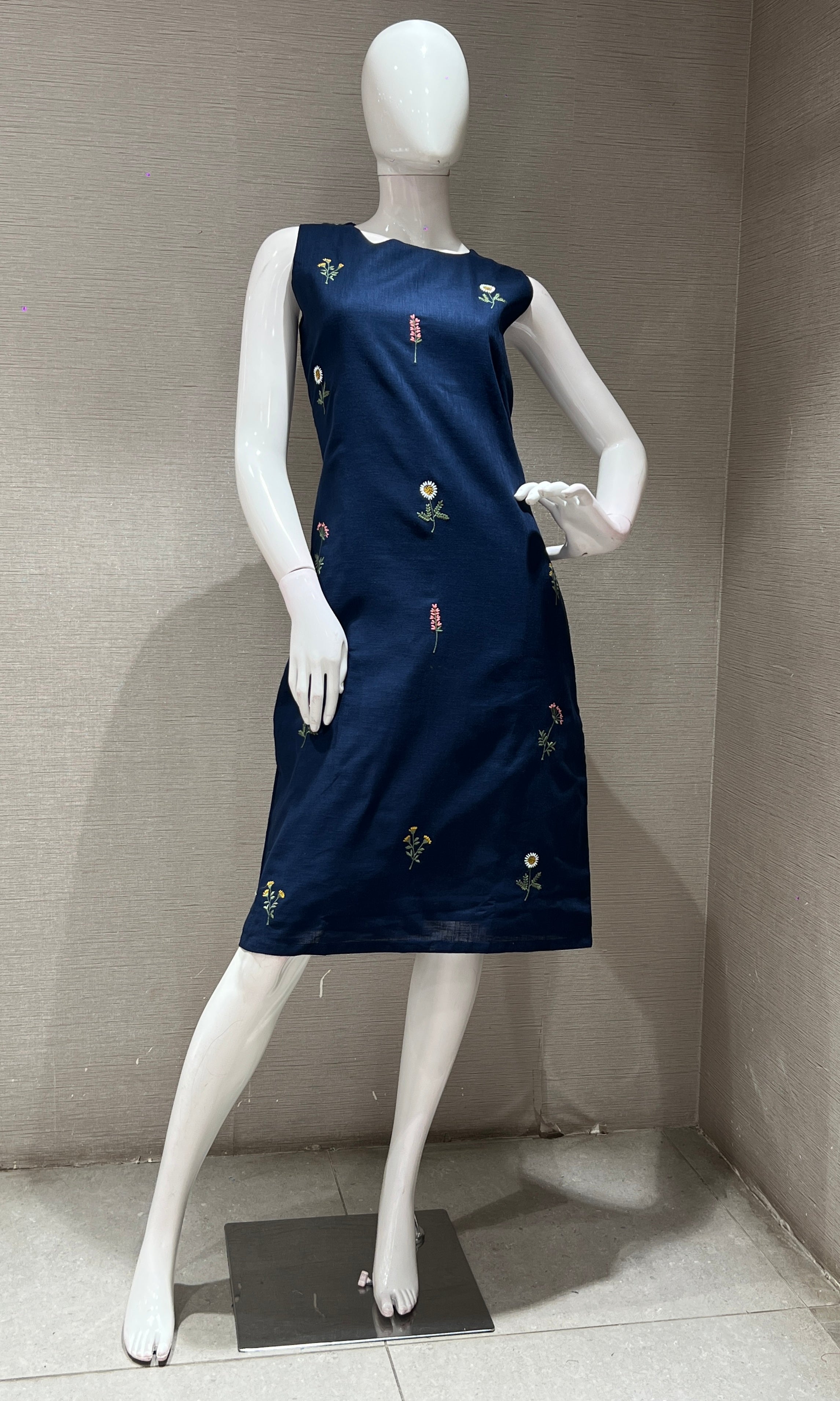 Navy blue DRESS