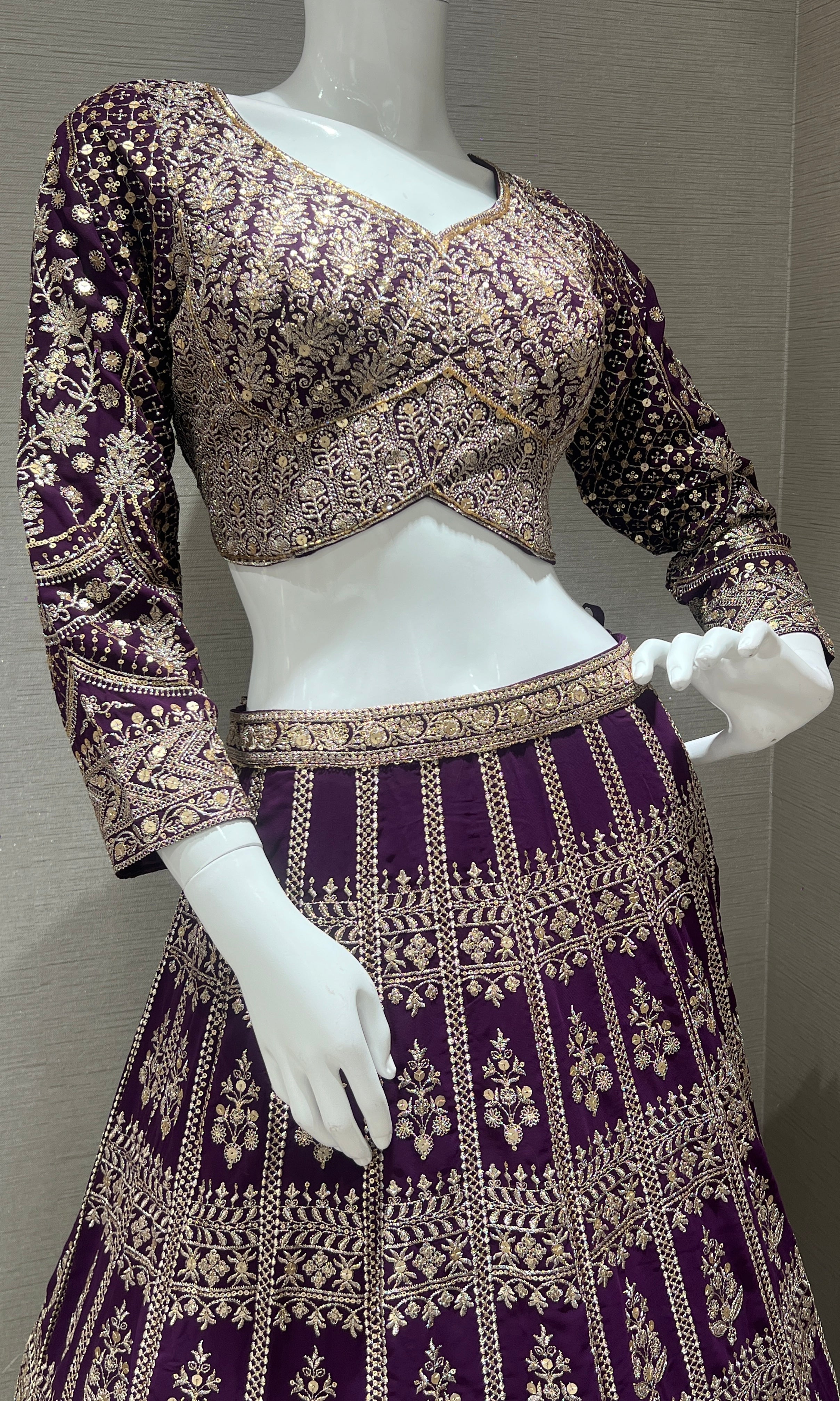 Purple Lehenga