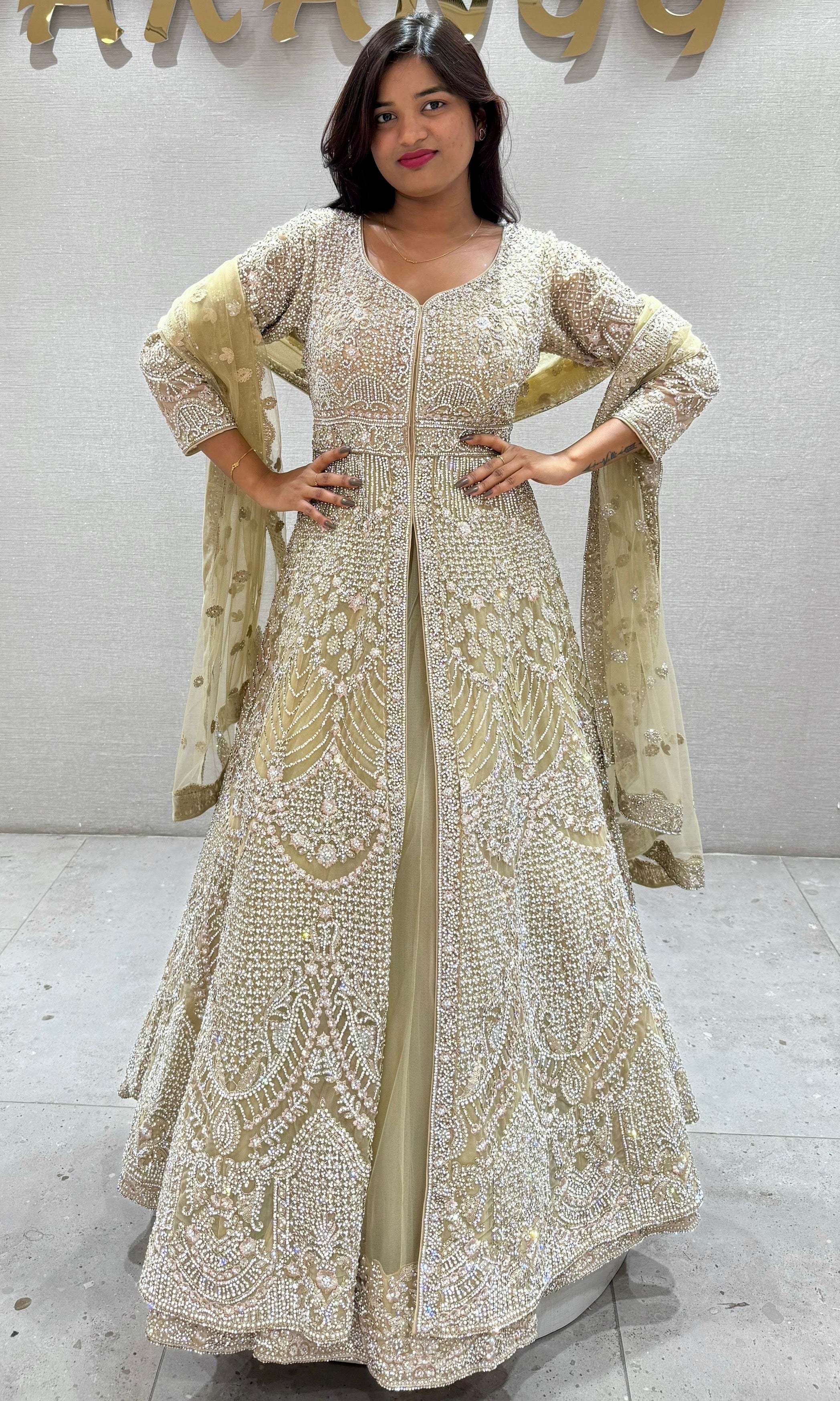 Fawn Lehenga