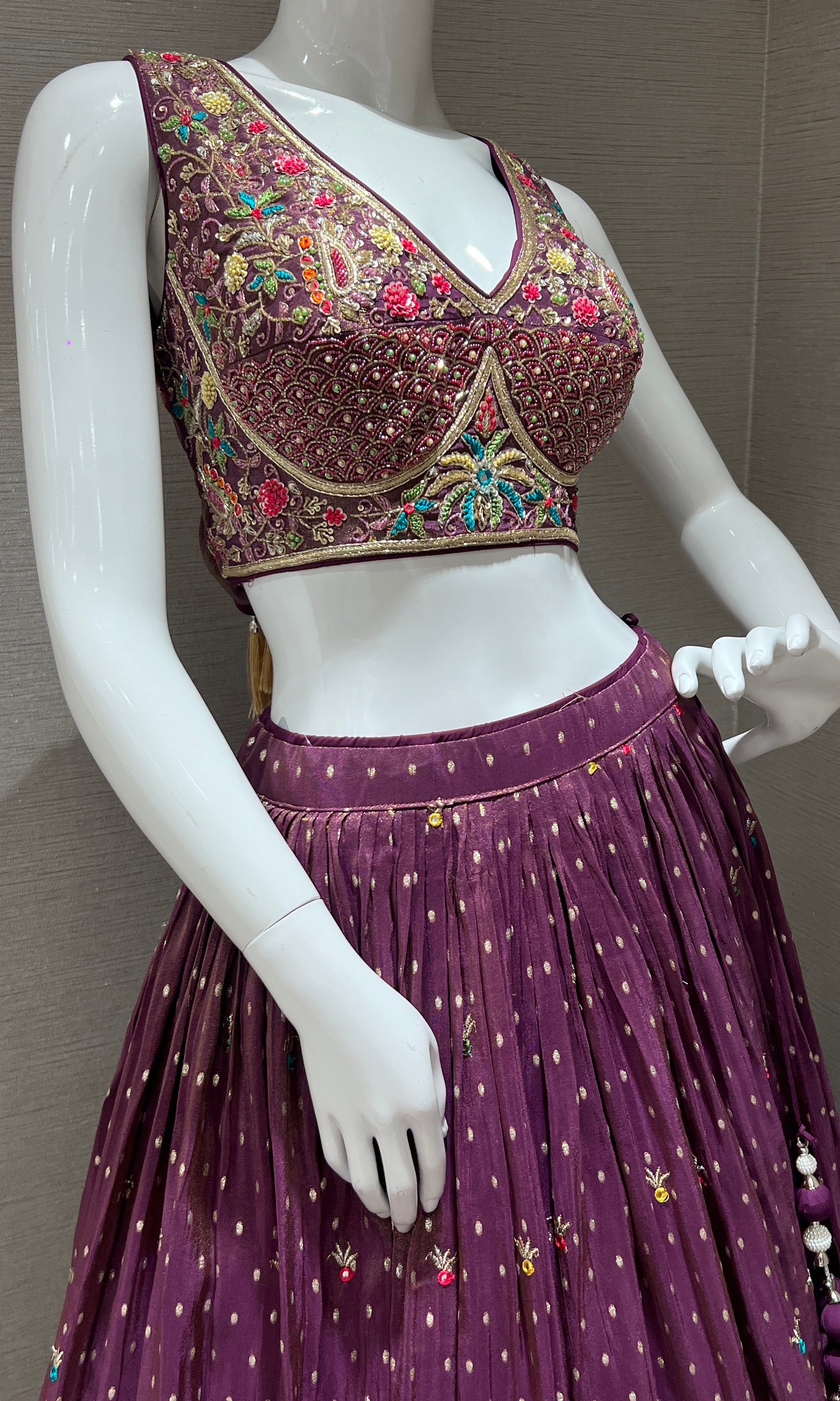 Purple Lehenga