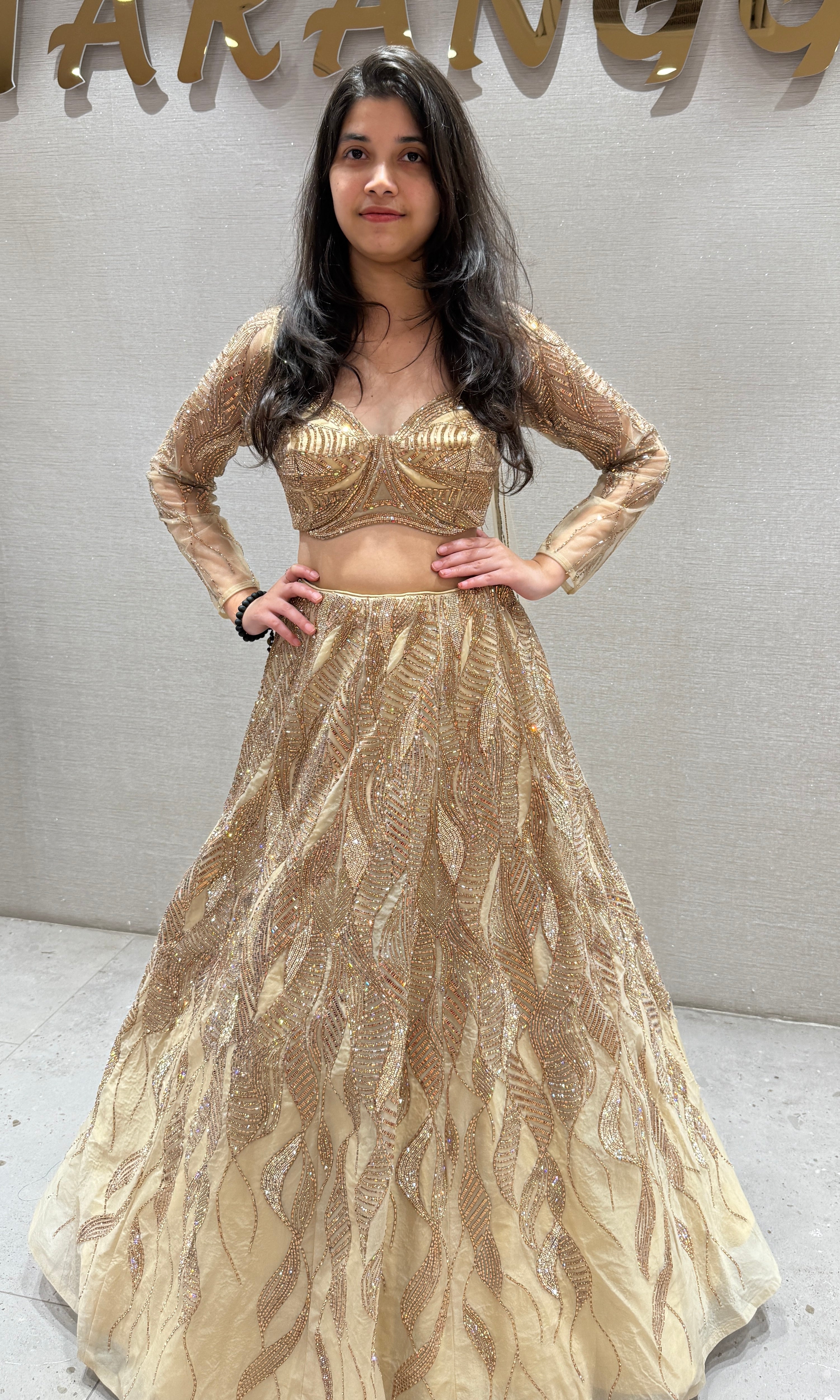 Gold Lehenga