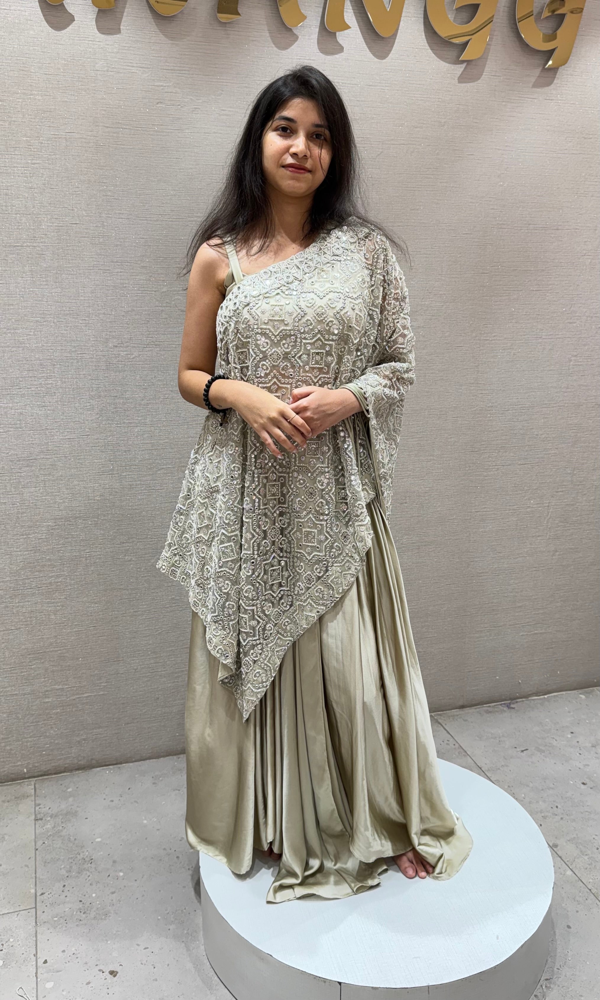 Chikoo EMBROIDERED PALAZZO SET