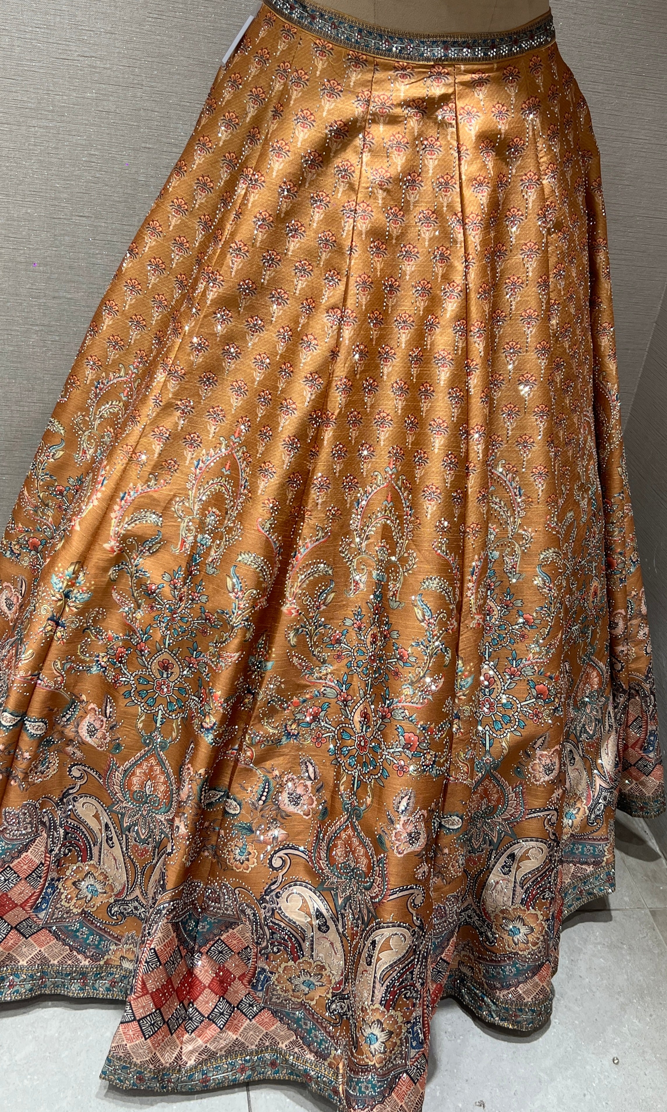 Mustard yellow Lehenga