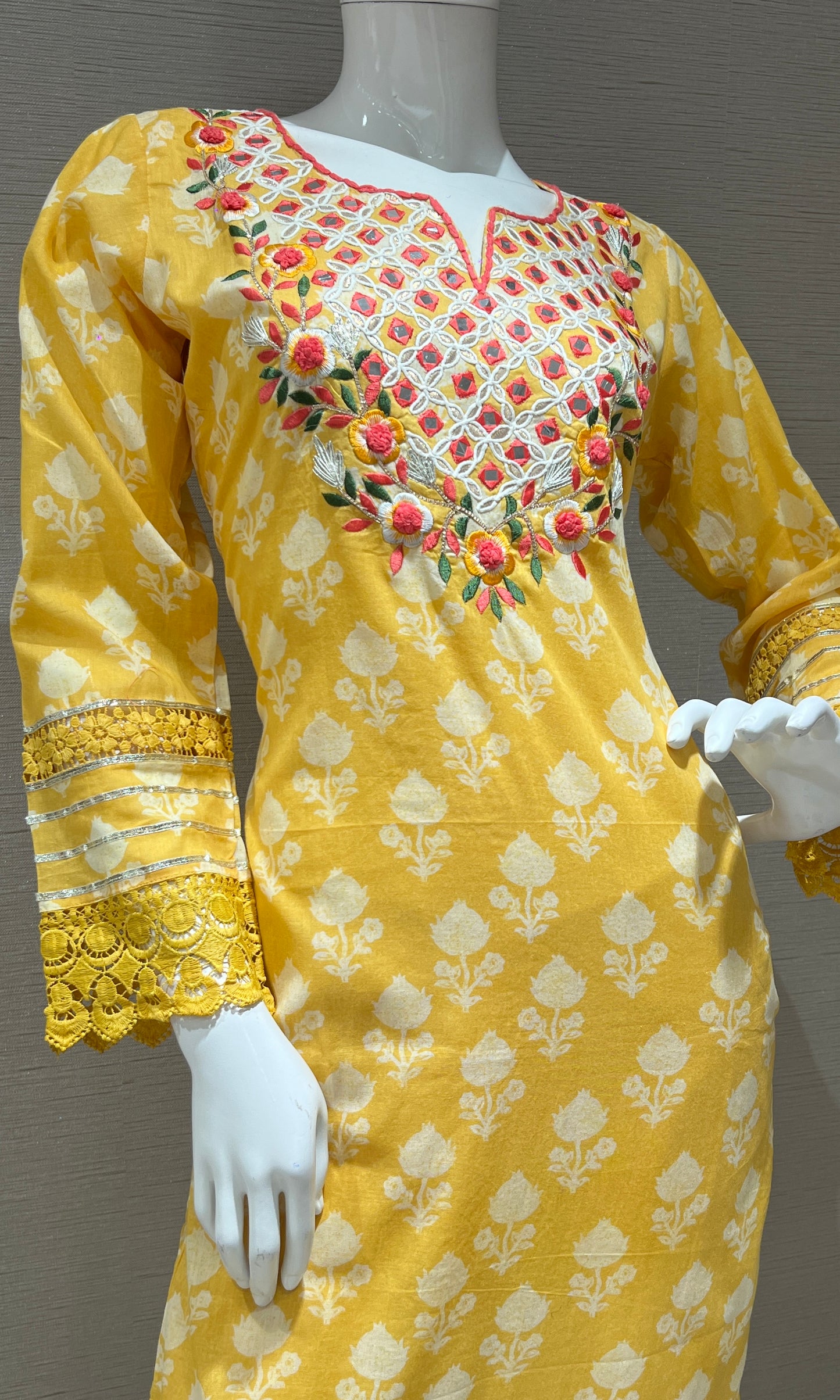 🔆Yellow kurta set🔆 3223