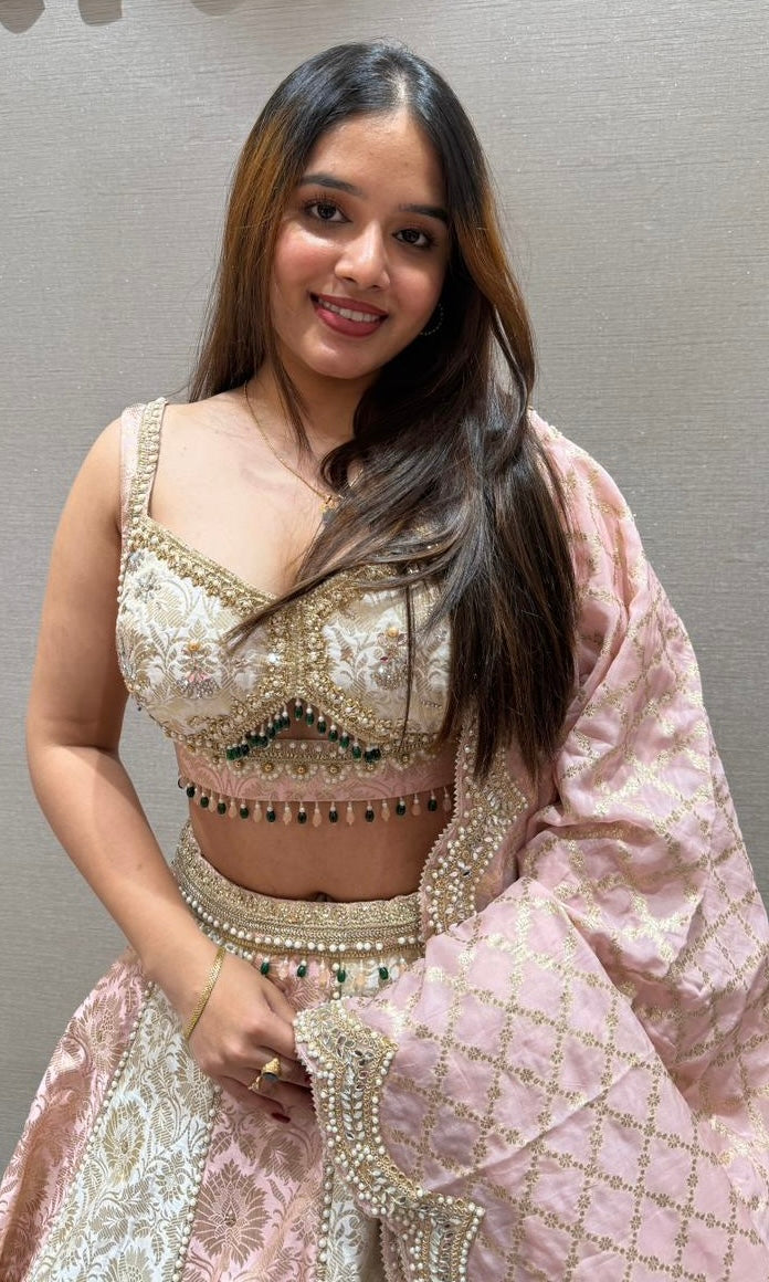 Baby pink Lehenga