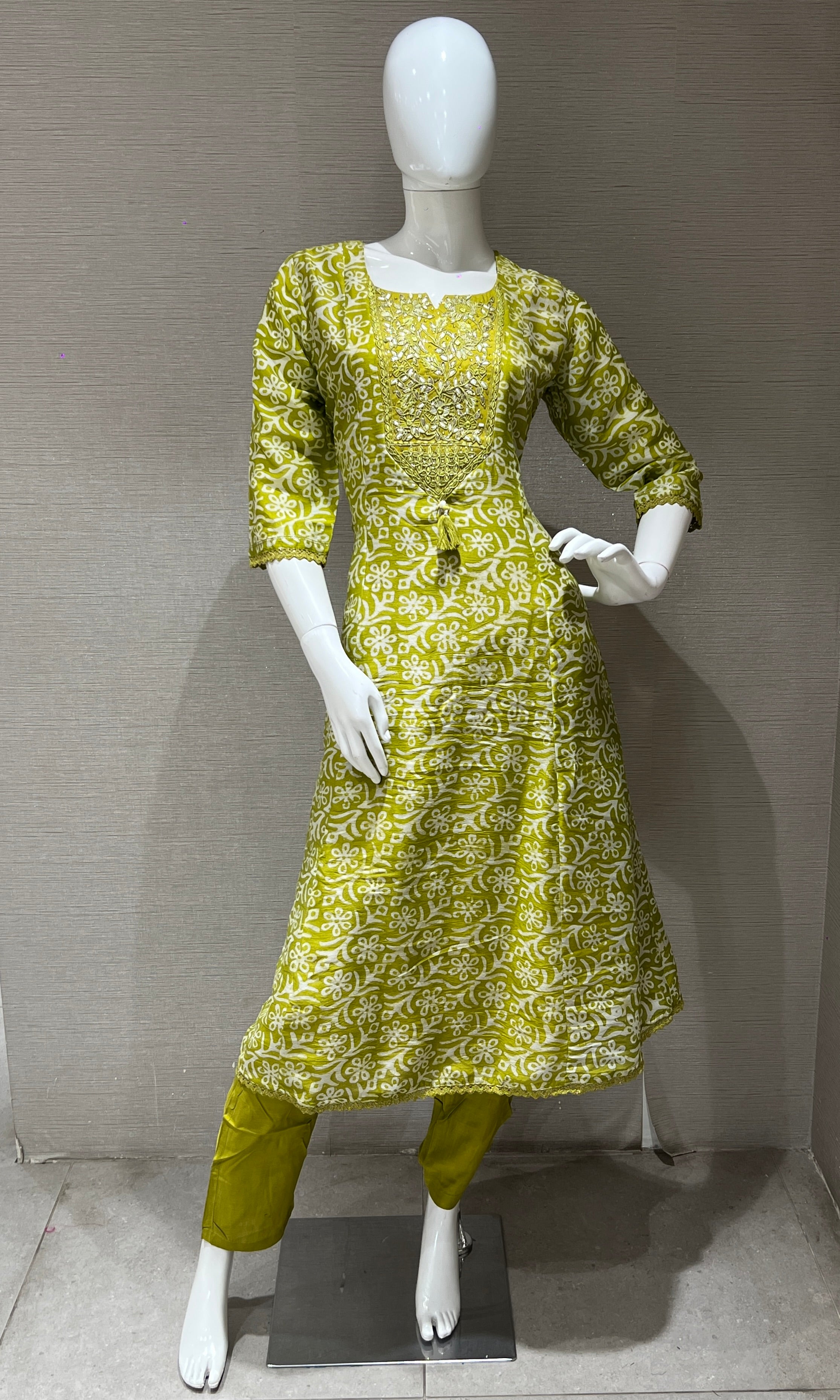 Green Anarkali
