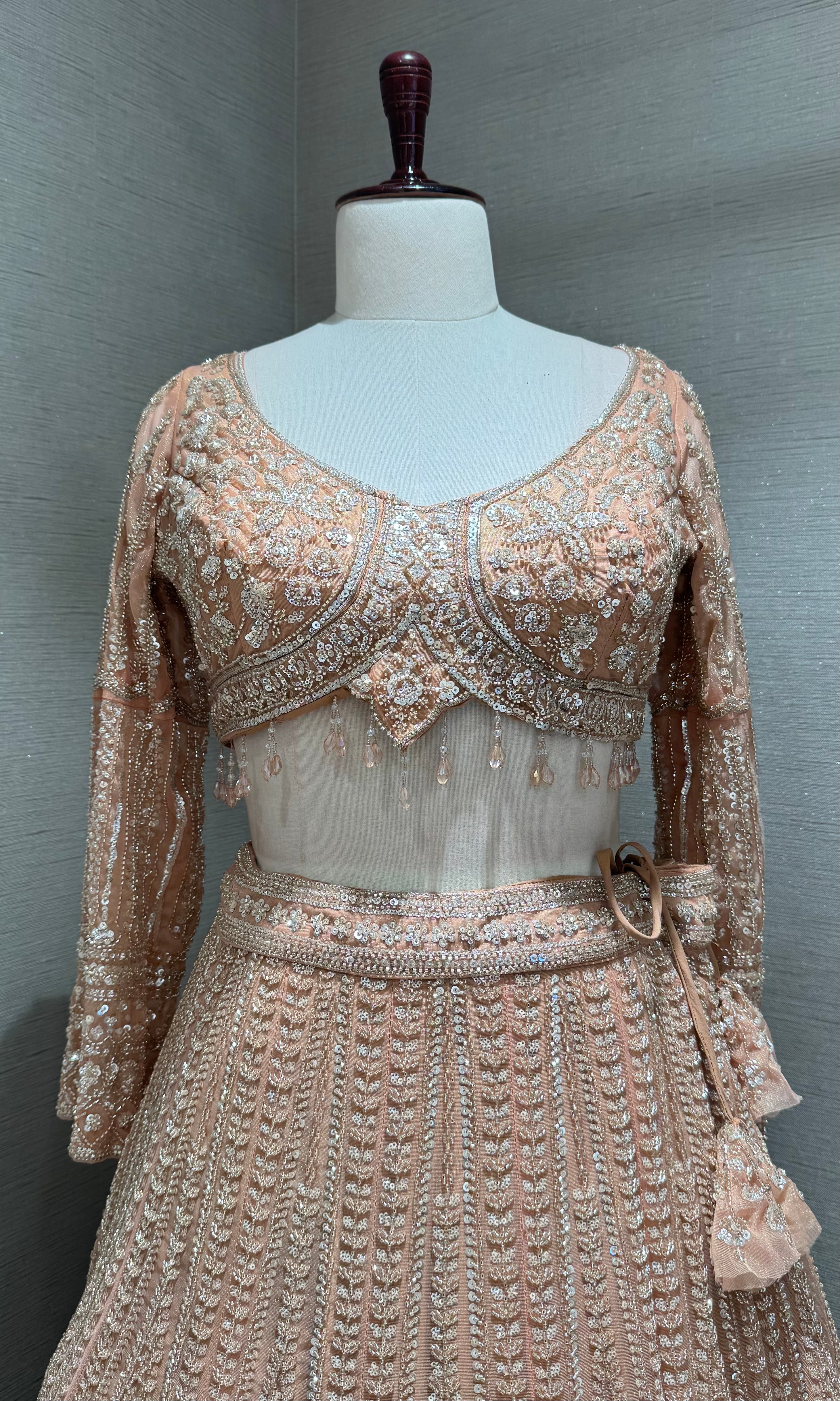 Moee Floral Embroidered Lehenga set