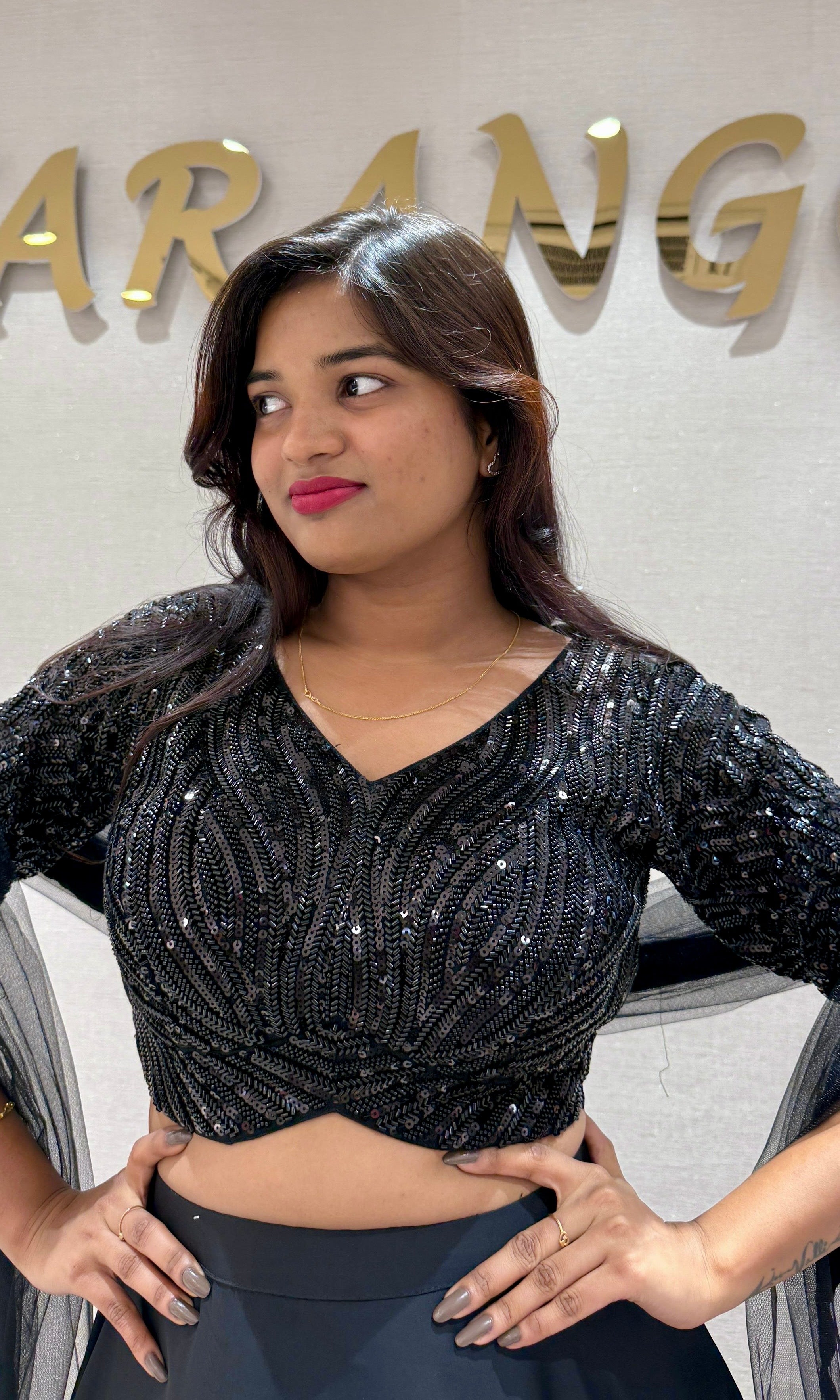 Black Lehenga