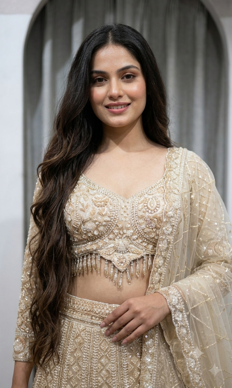 Golden Ivory Heritage Bridal Lehenga