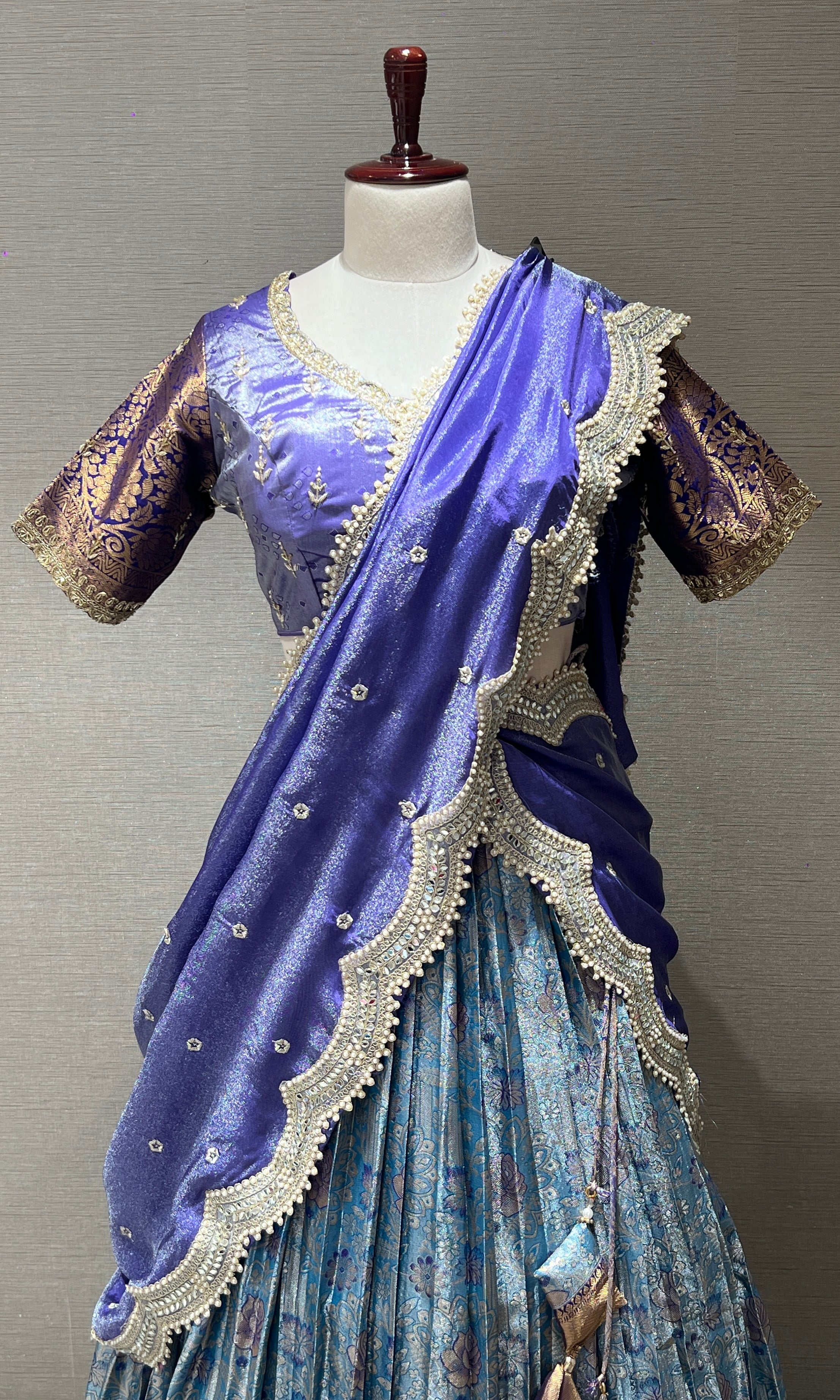 Blue Lehenga