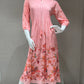 Baby pink Anarkali top 4660