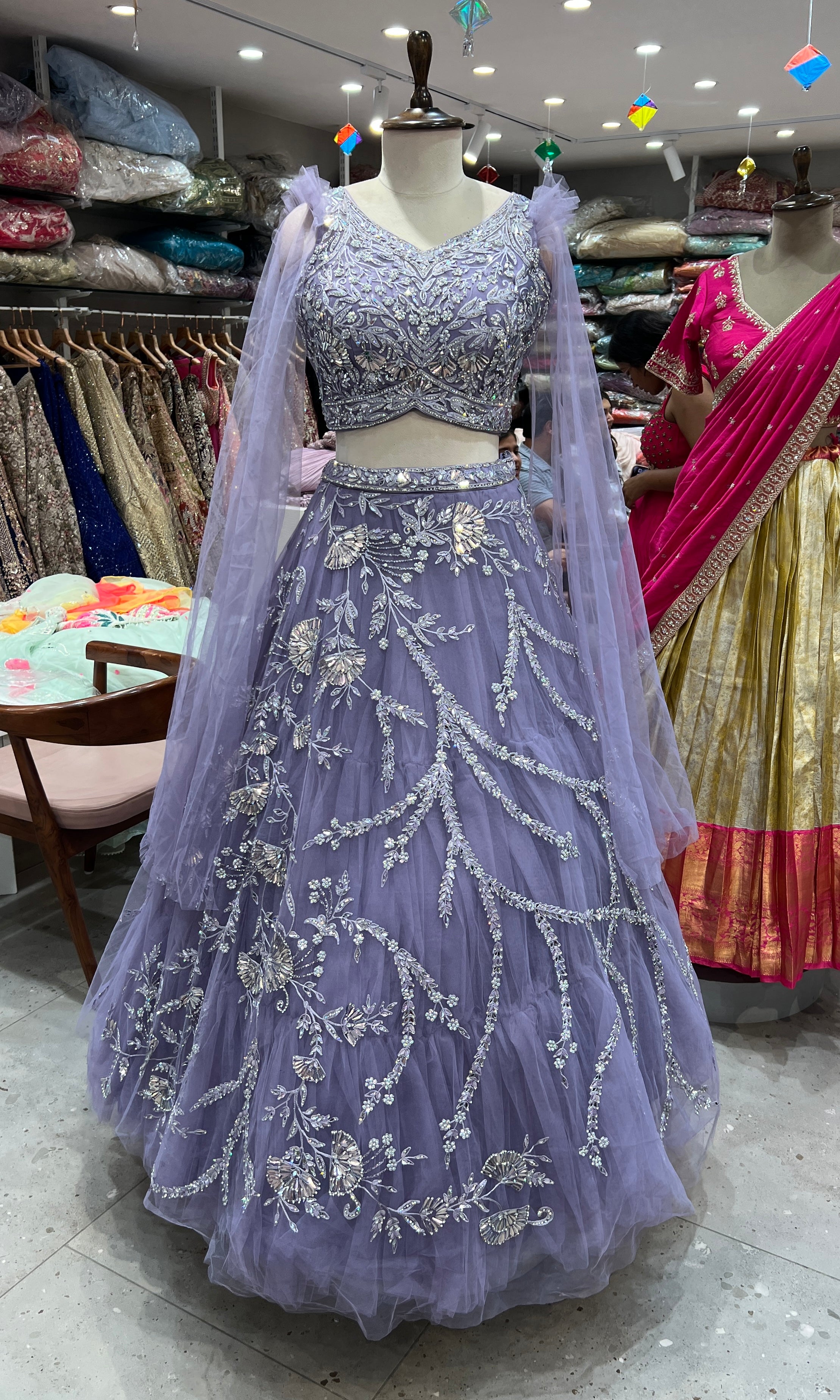 Light purple Lehenga