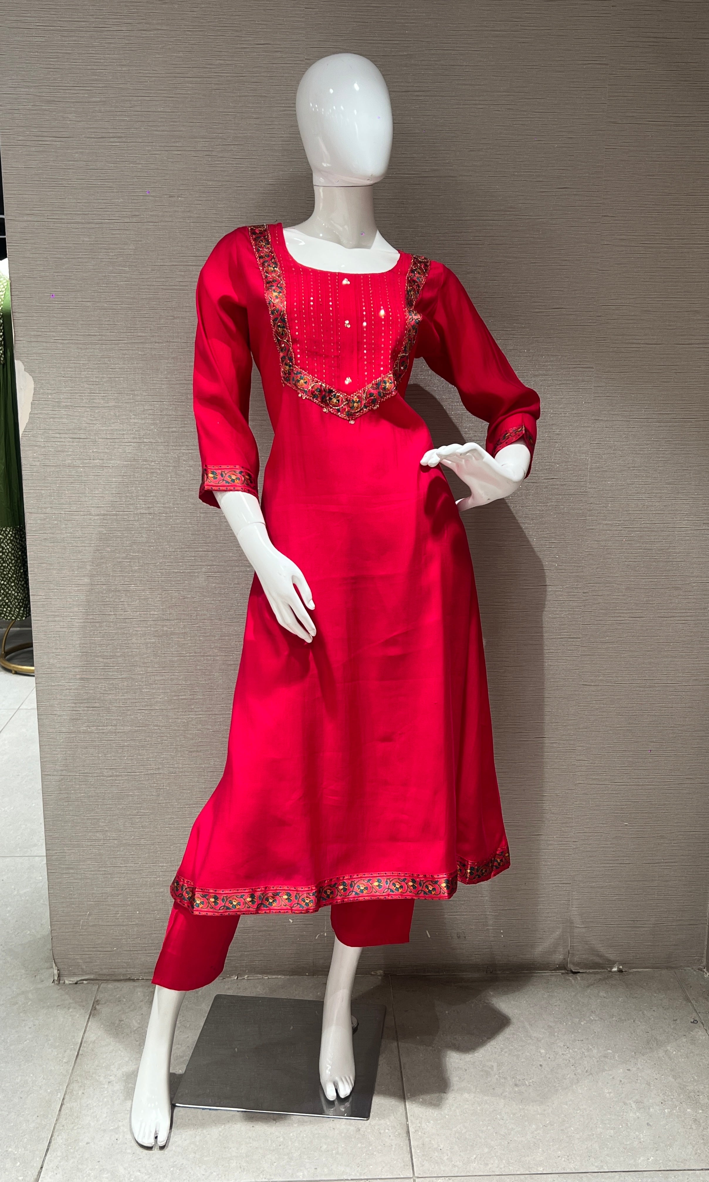 Pink Anarkali
