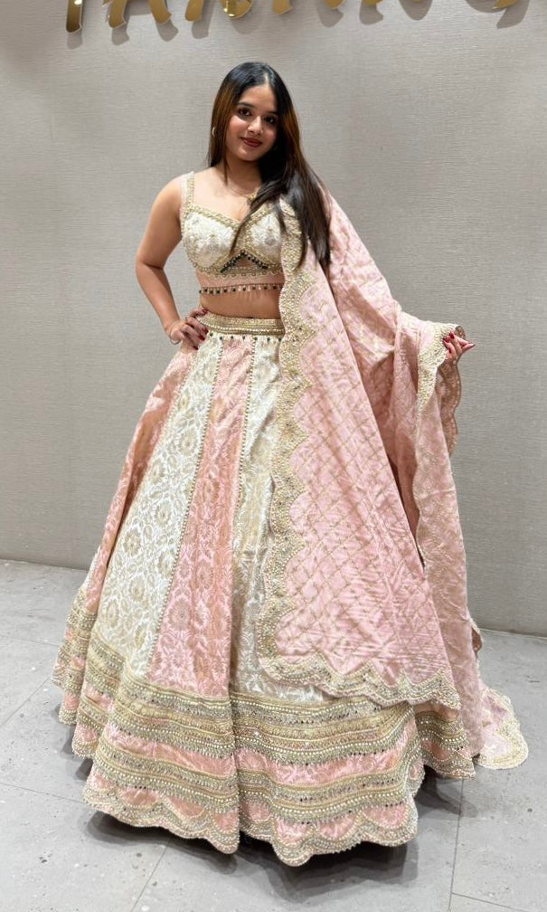 Baby pink Lehenga