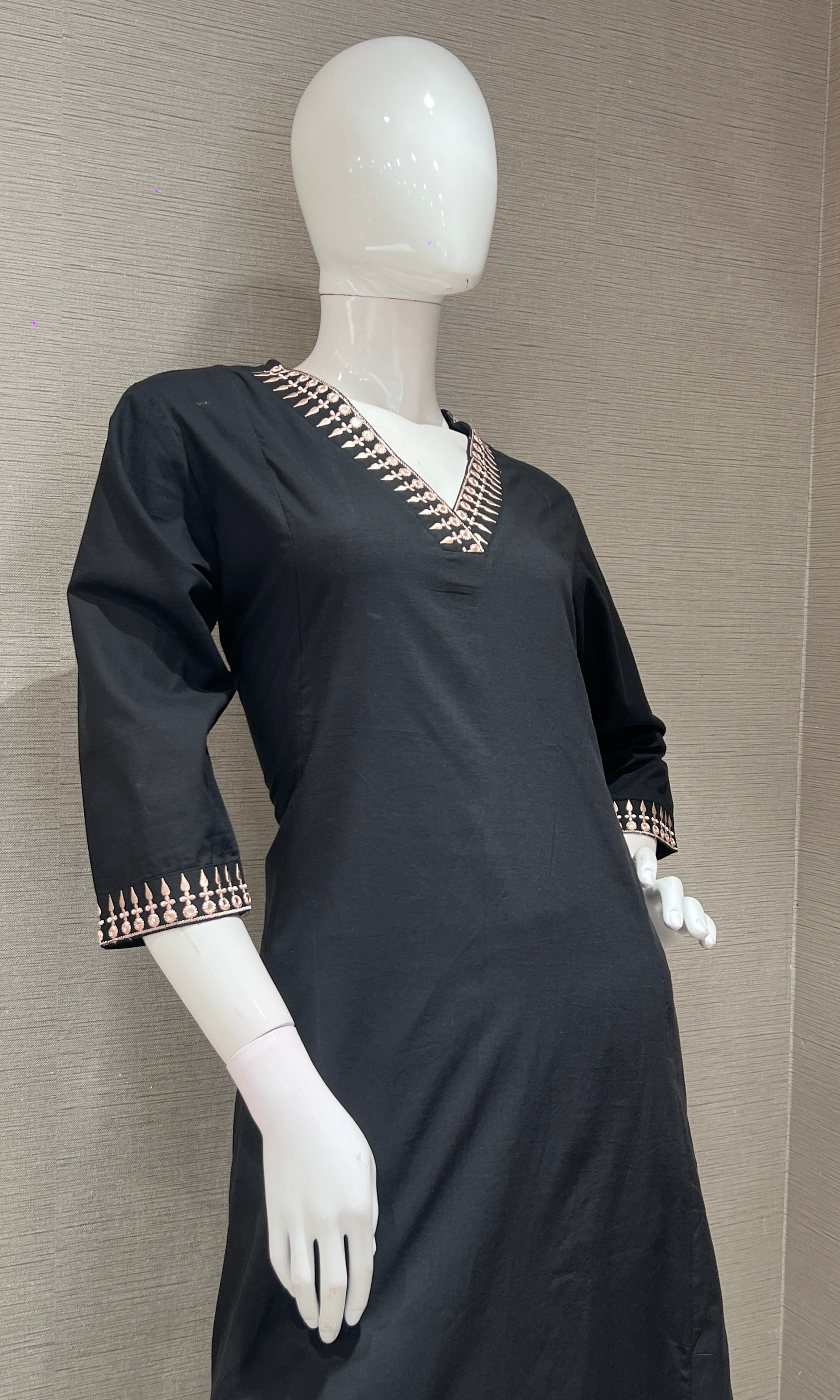 Black ETHNIC kurta set