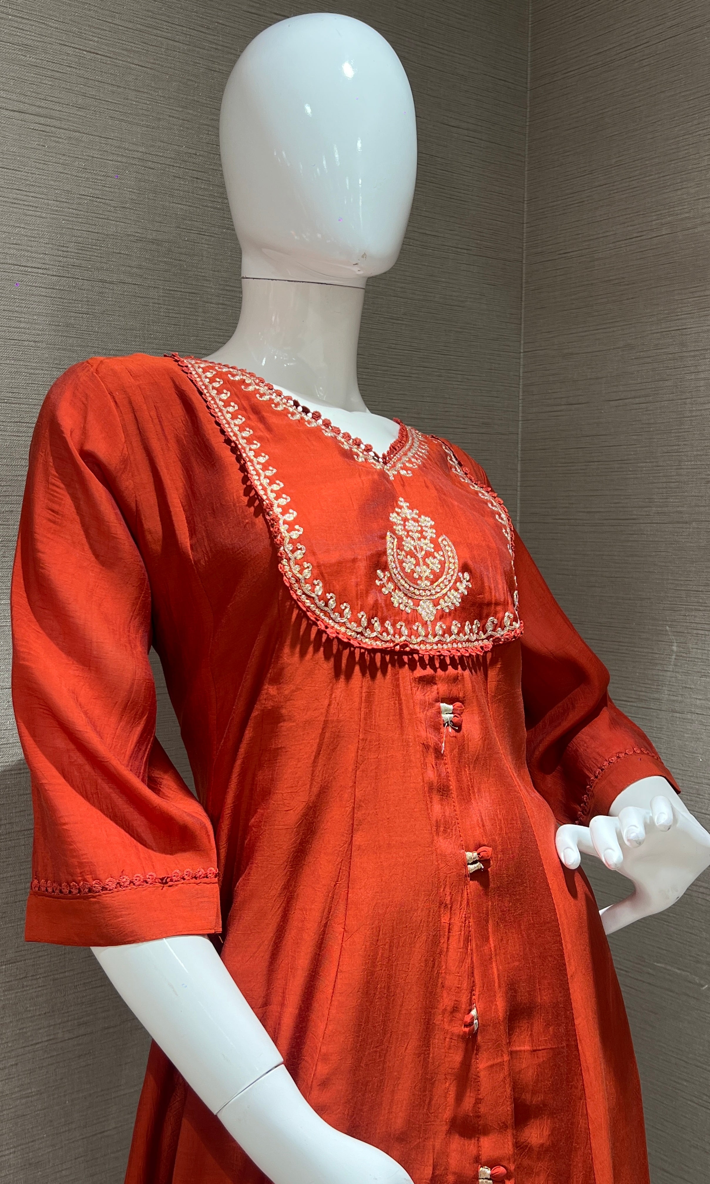 Brown kurta set