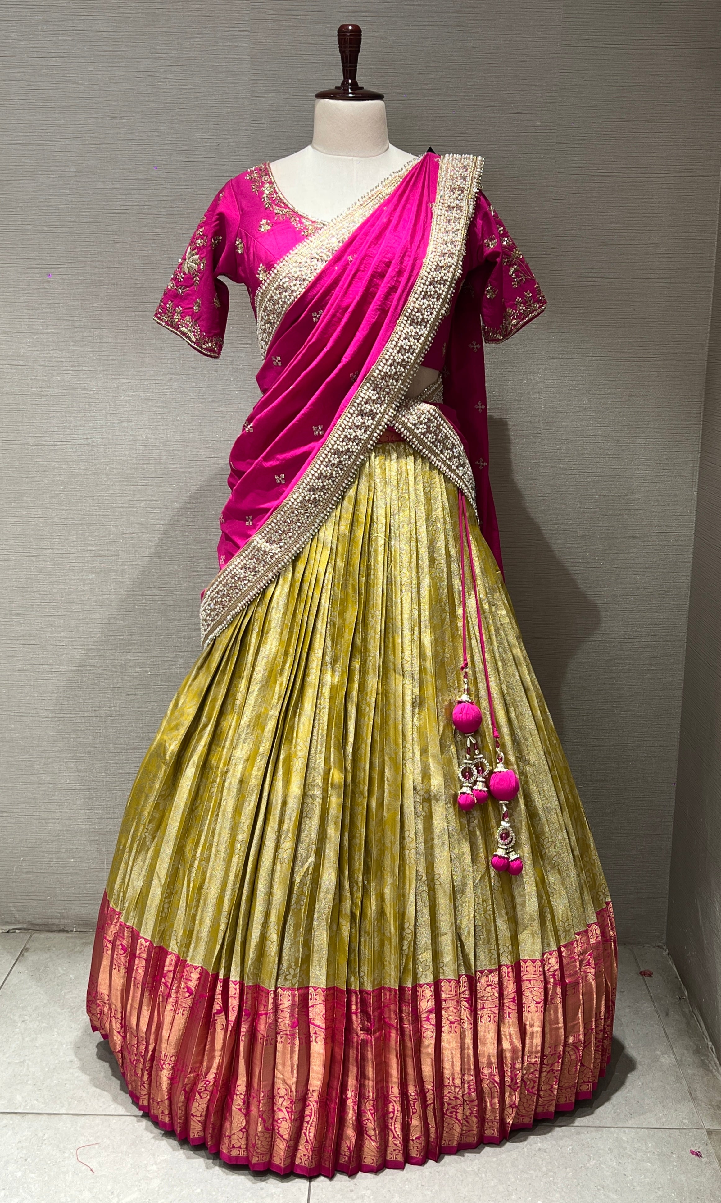 Rani pink Lehenga
