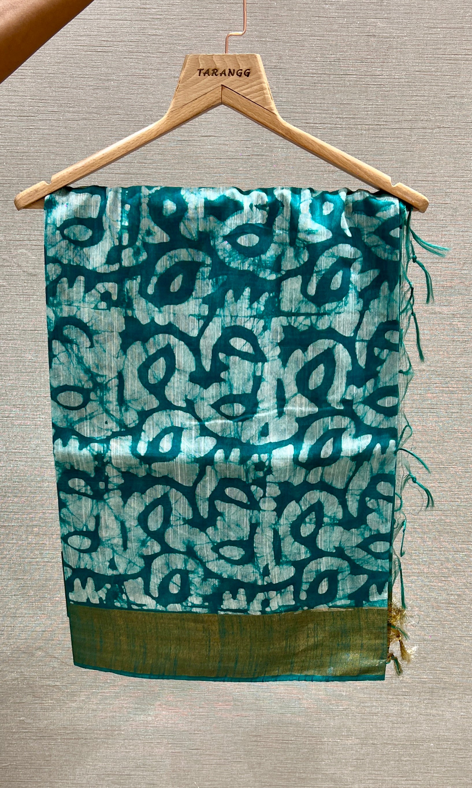 Green saree