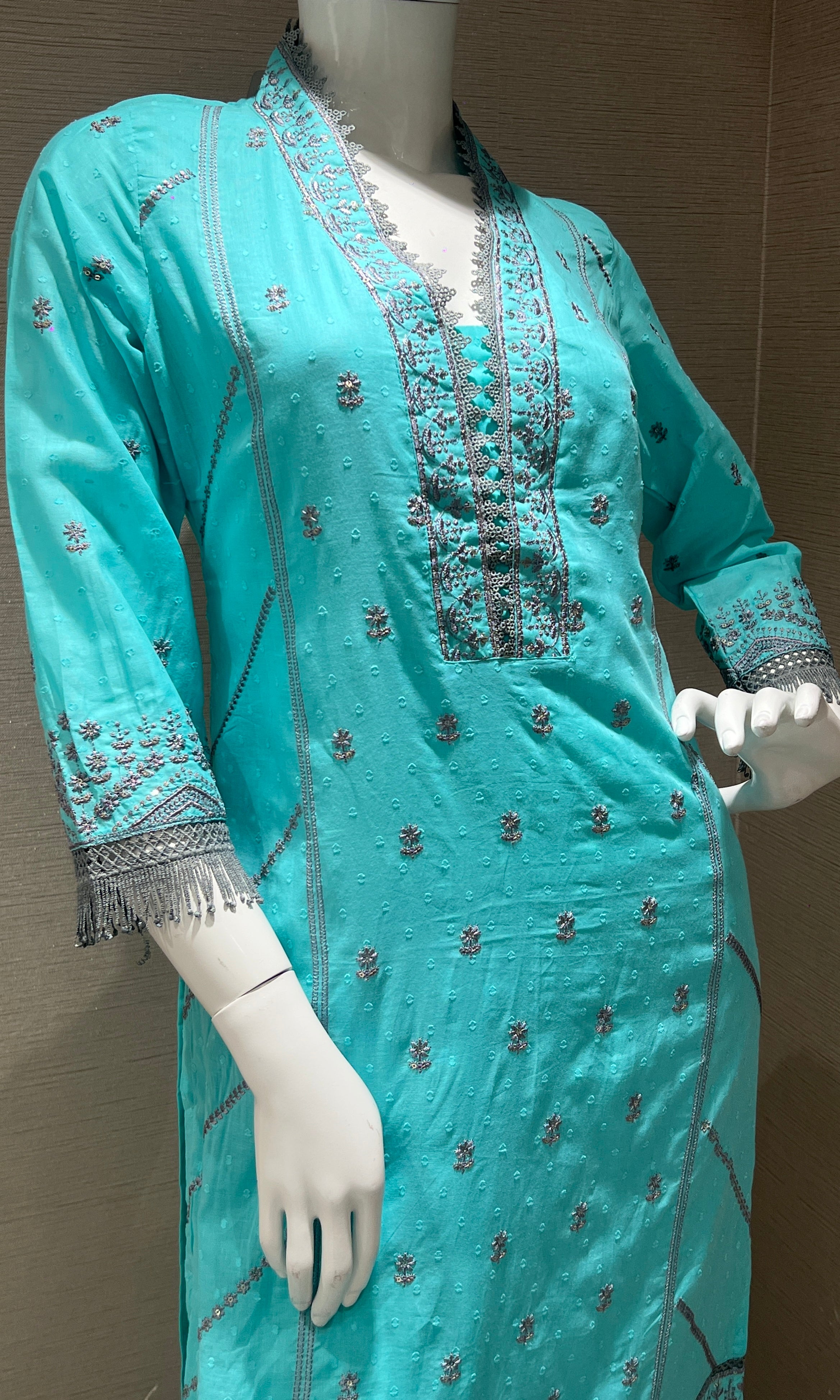 Blue kurta set