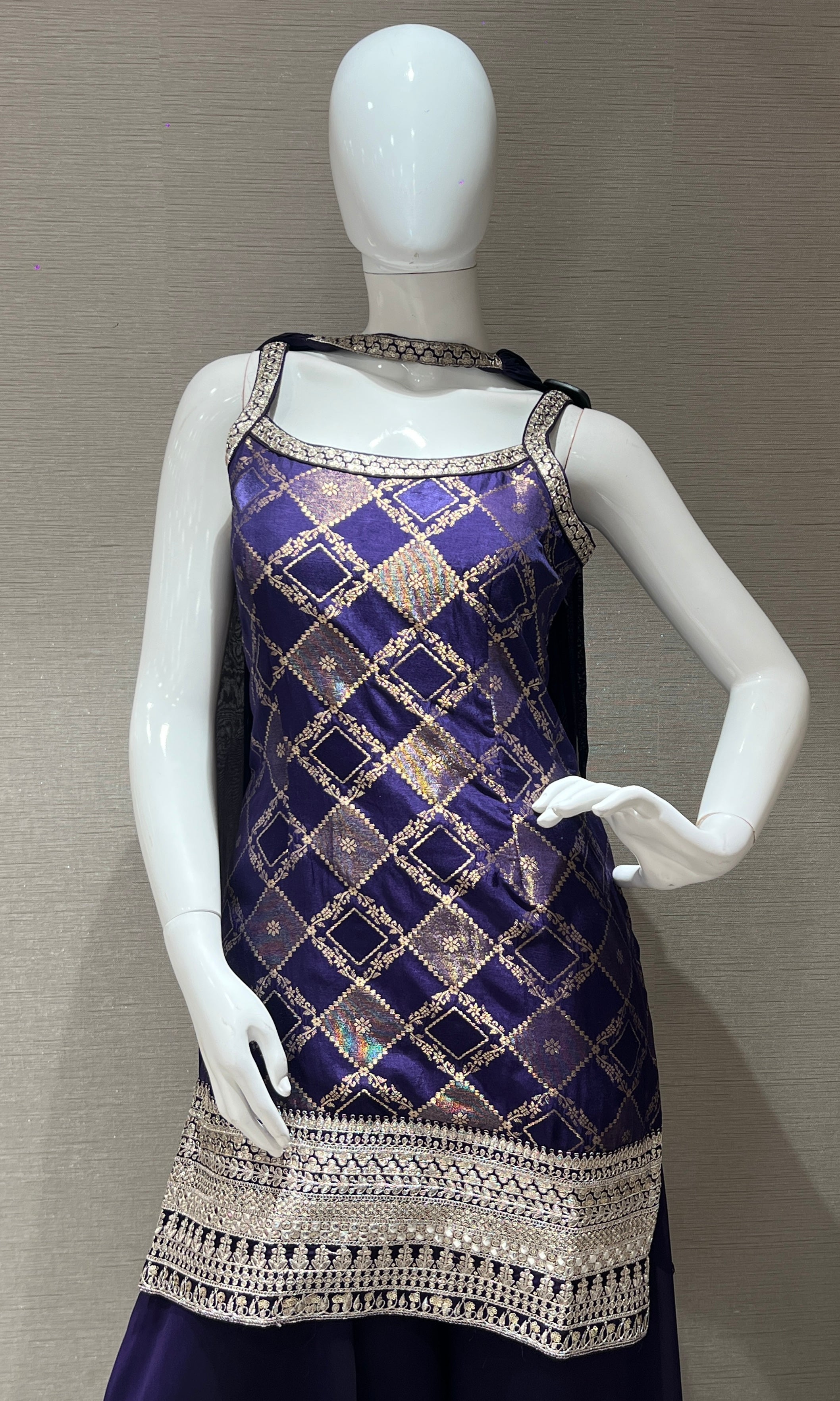 Purple palazzo