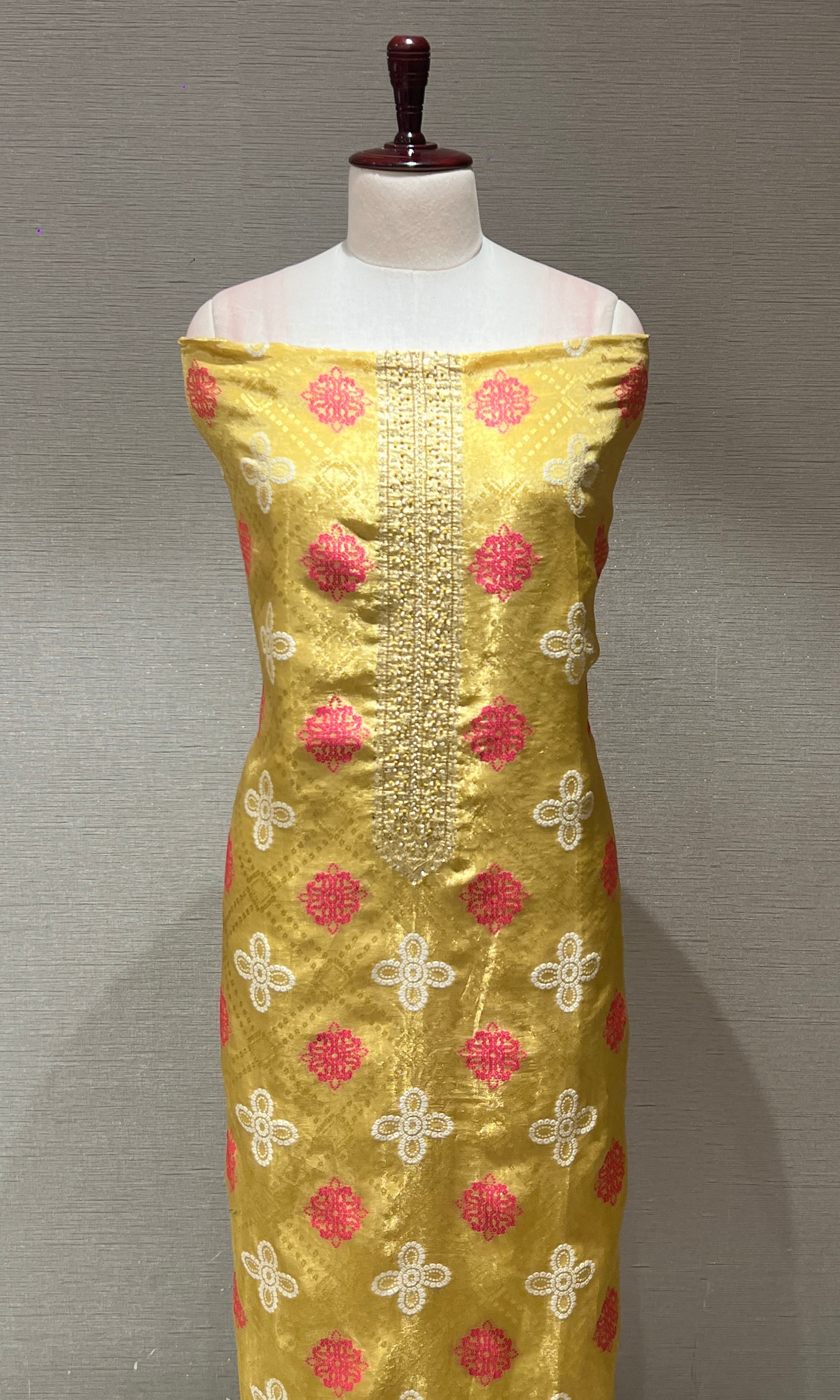 Sandel dress material