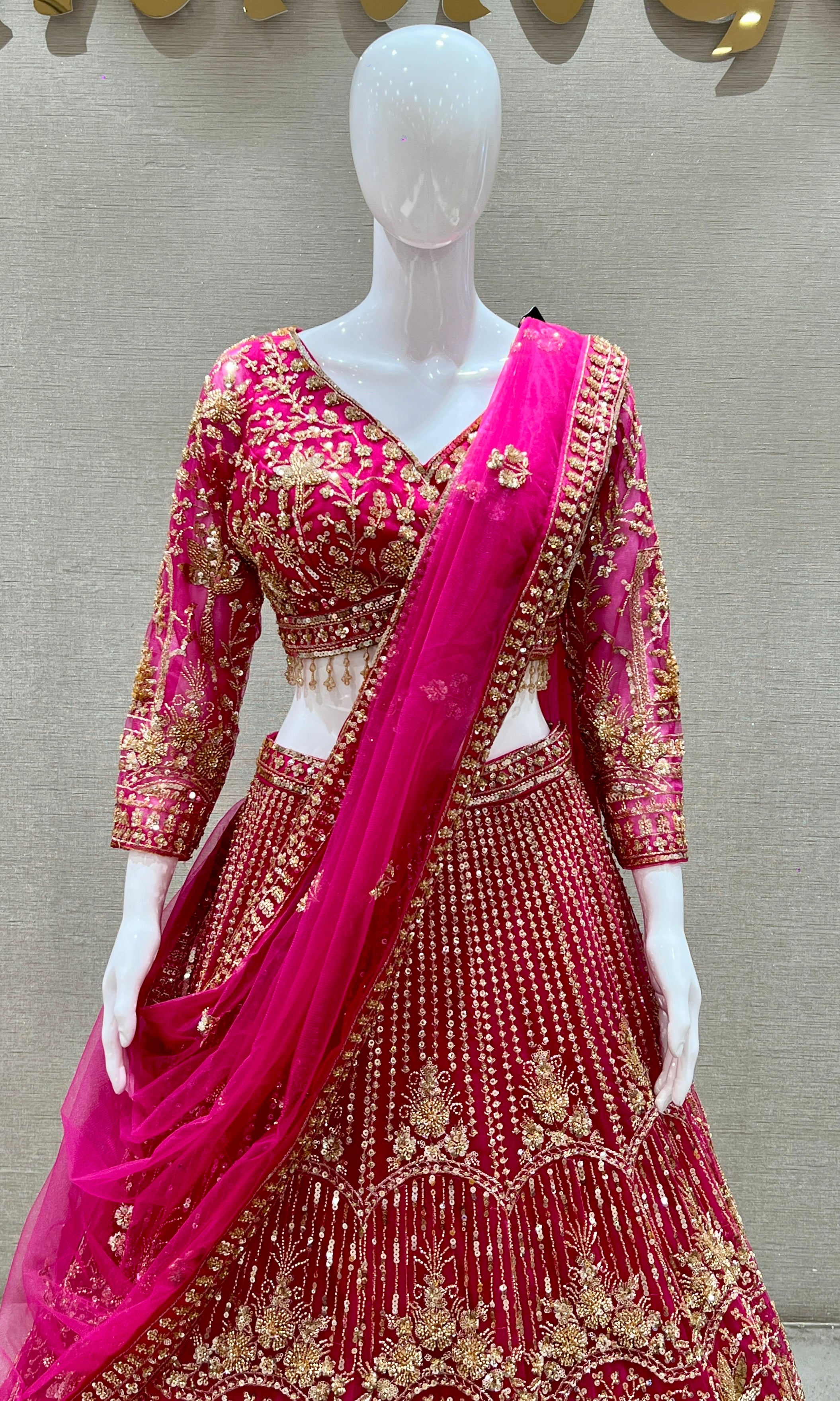 Pink Lehenga