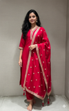Rani EMBROIDERED ANARKALI KURTA SET