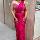 🌷Pink one minute saree 🌷