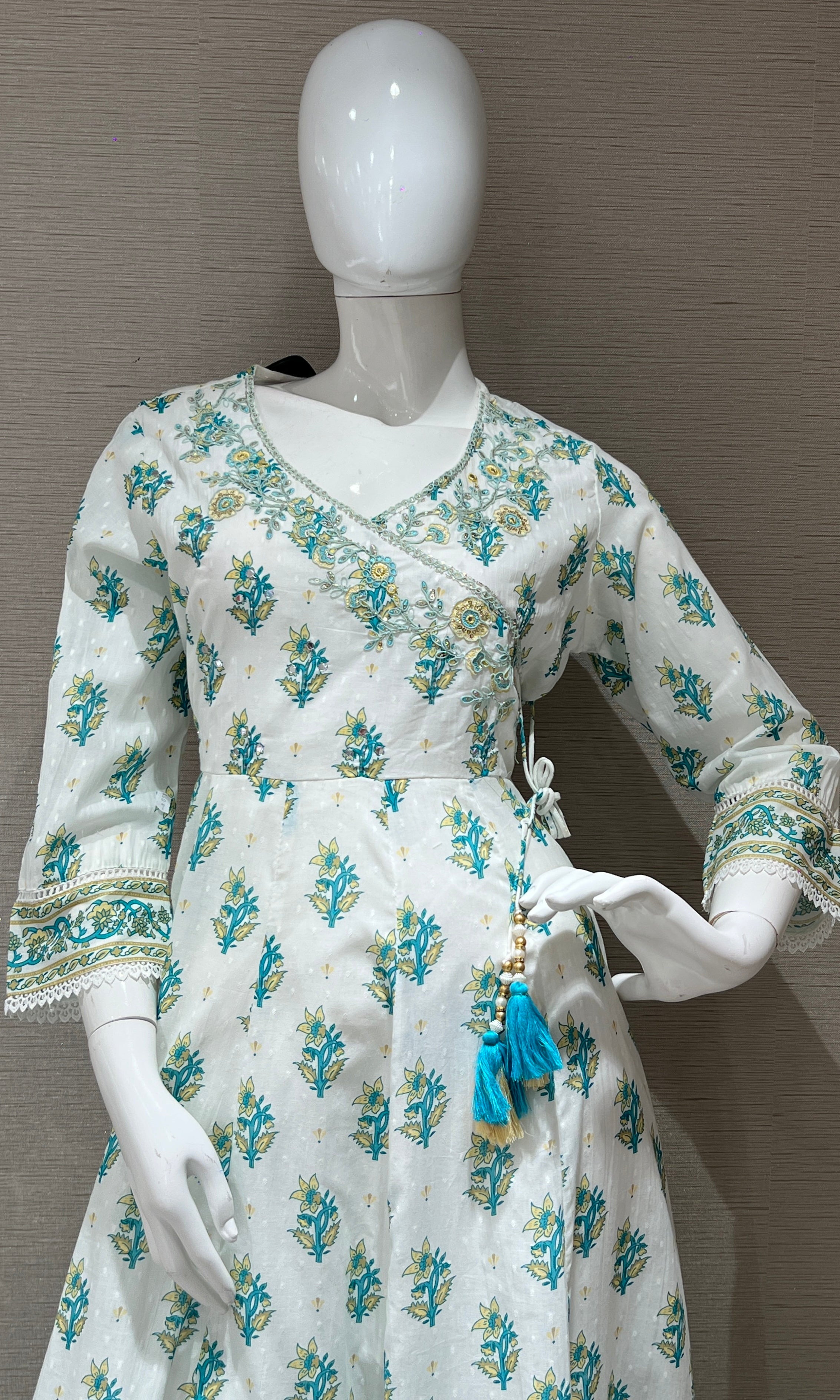 Blue Anarkali