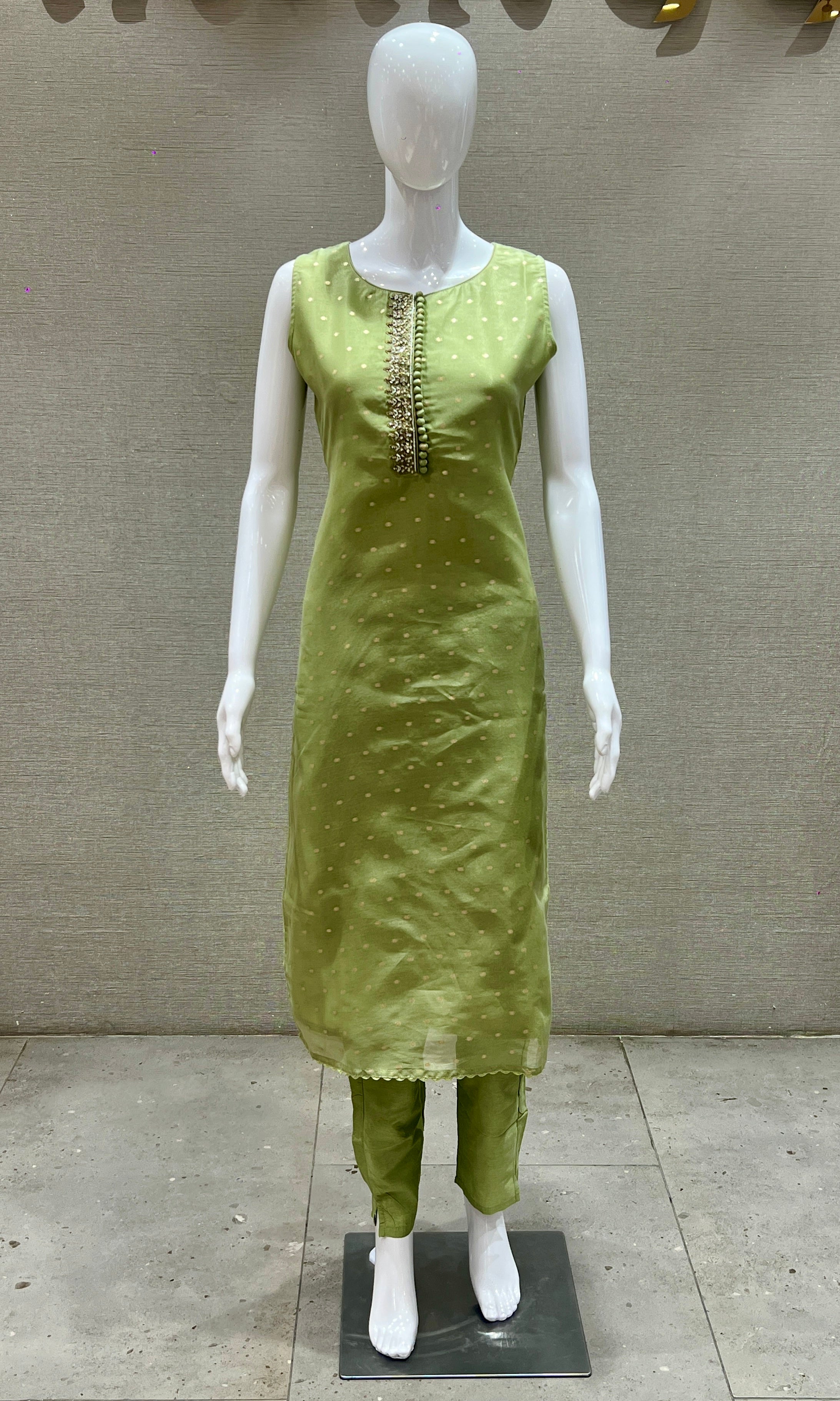 Parrot Green kurta set