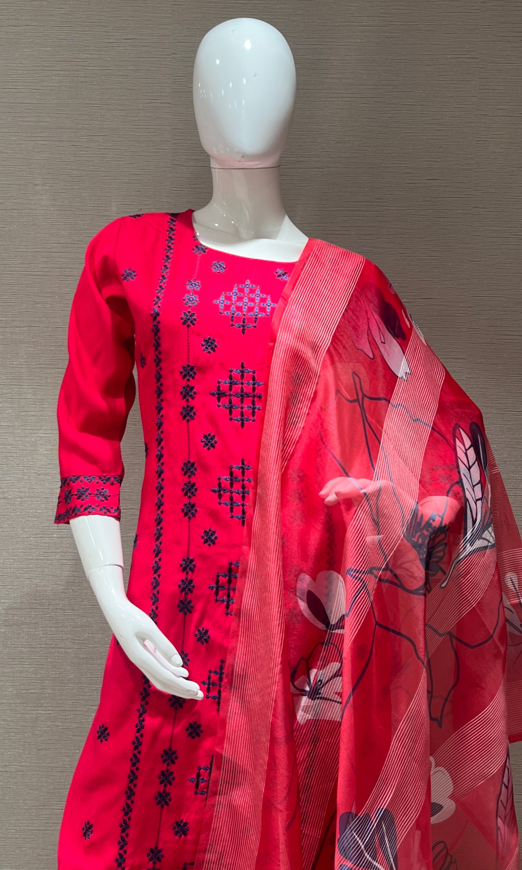 Pink kurta set