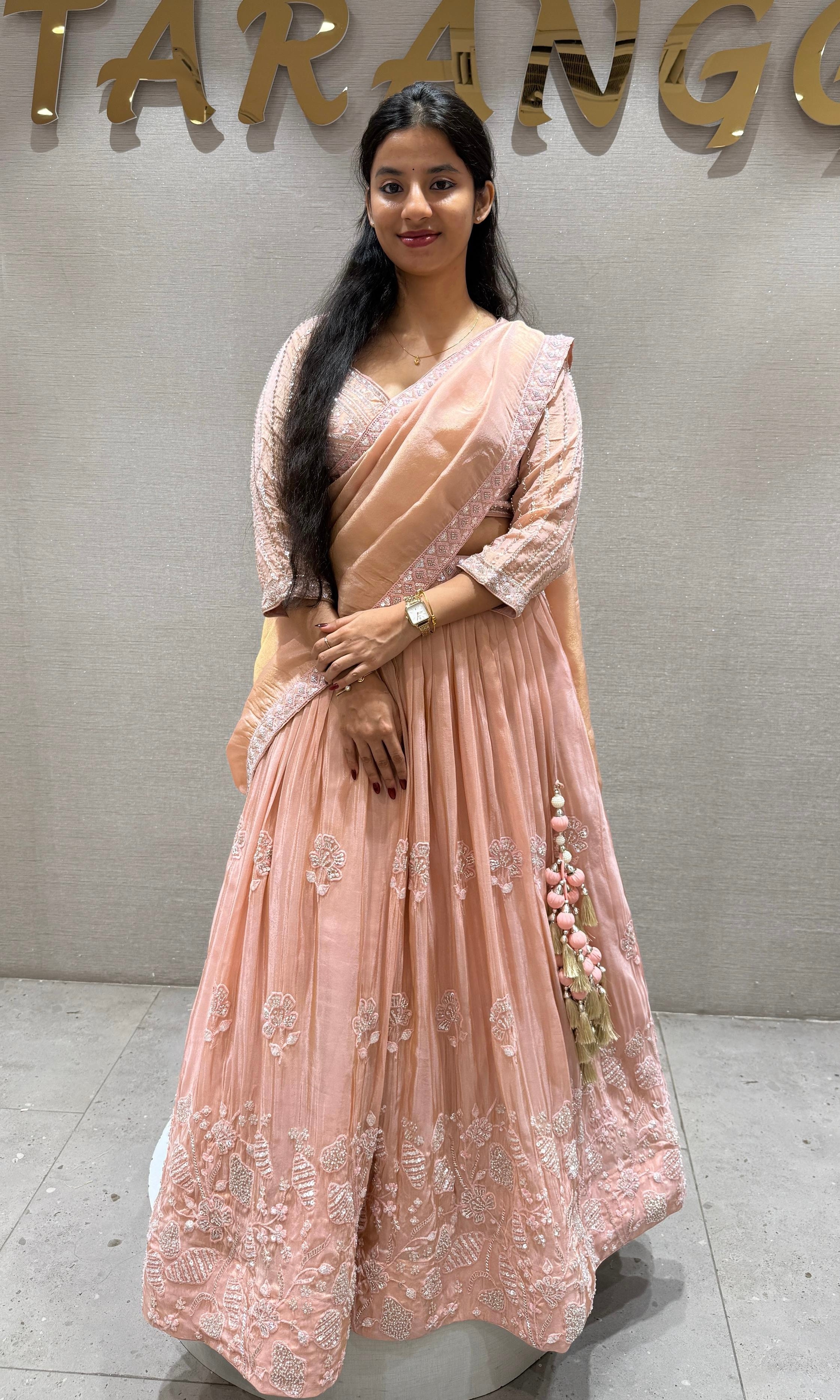 Peach Lehenga