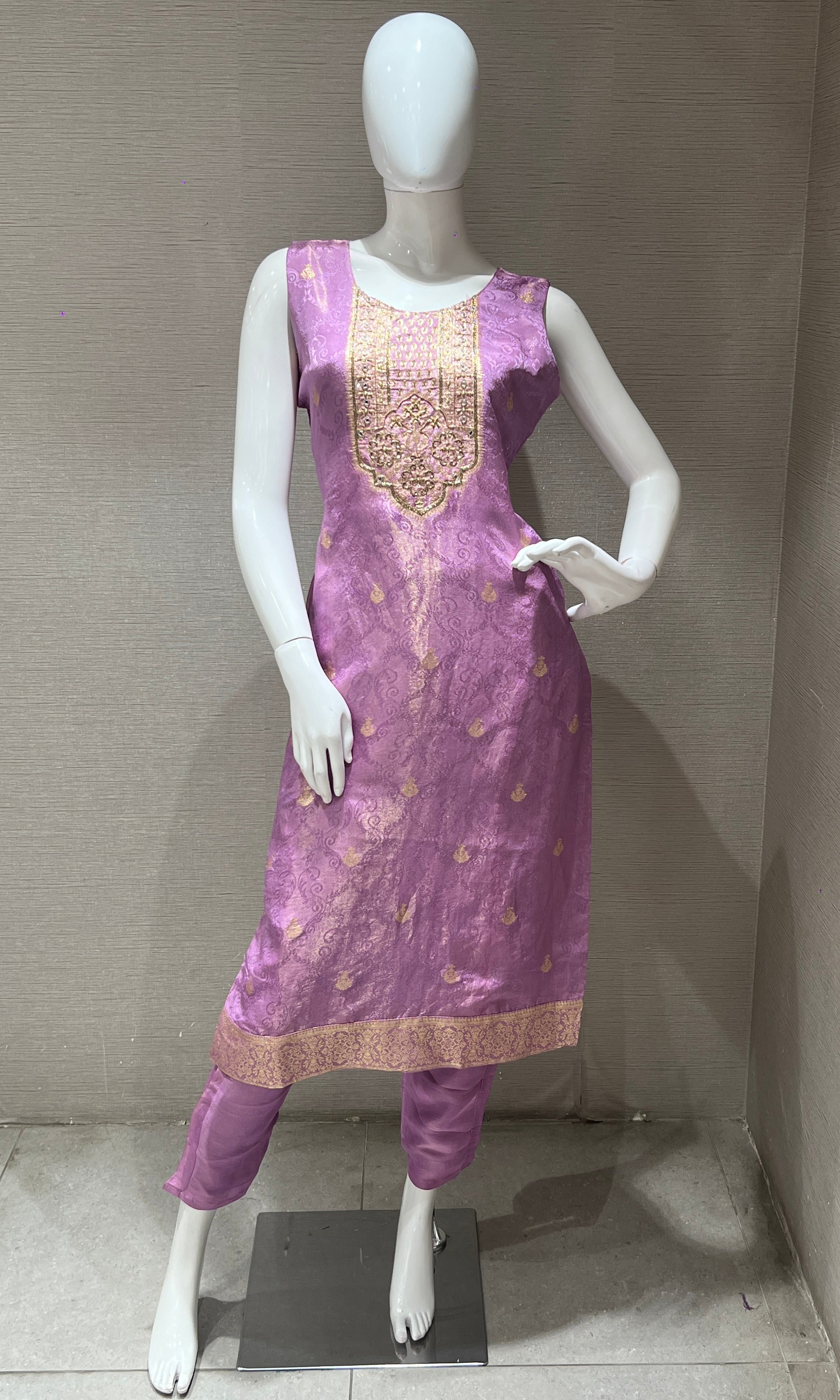 Light purple kurta set