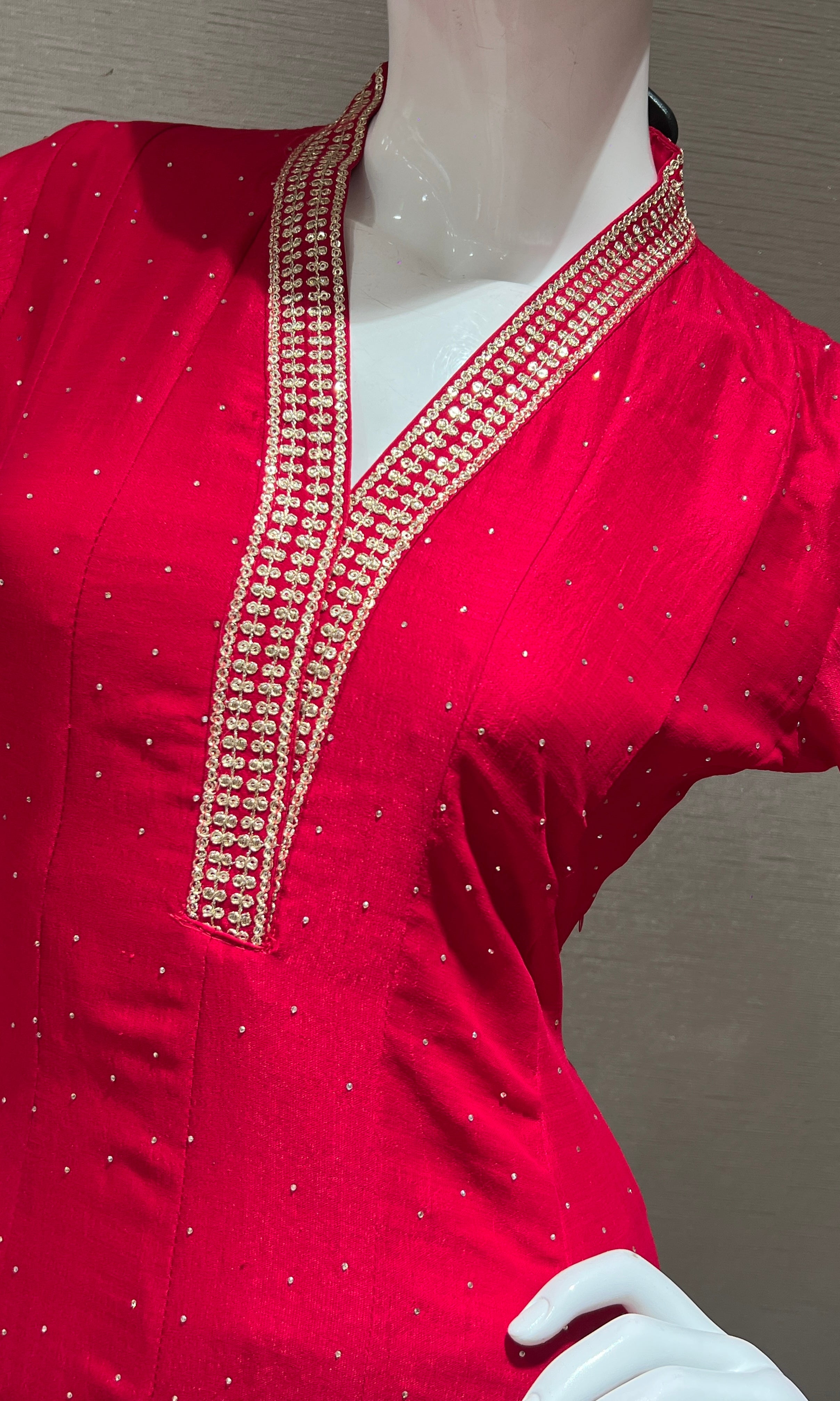 Rani EMBROIDERED ANARKALI KURTA SET