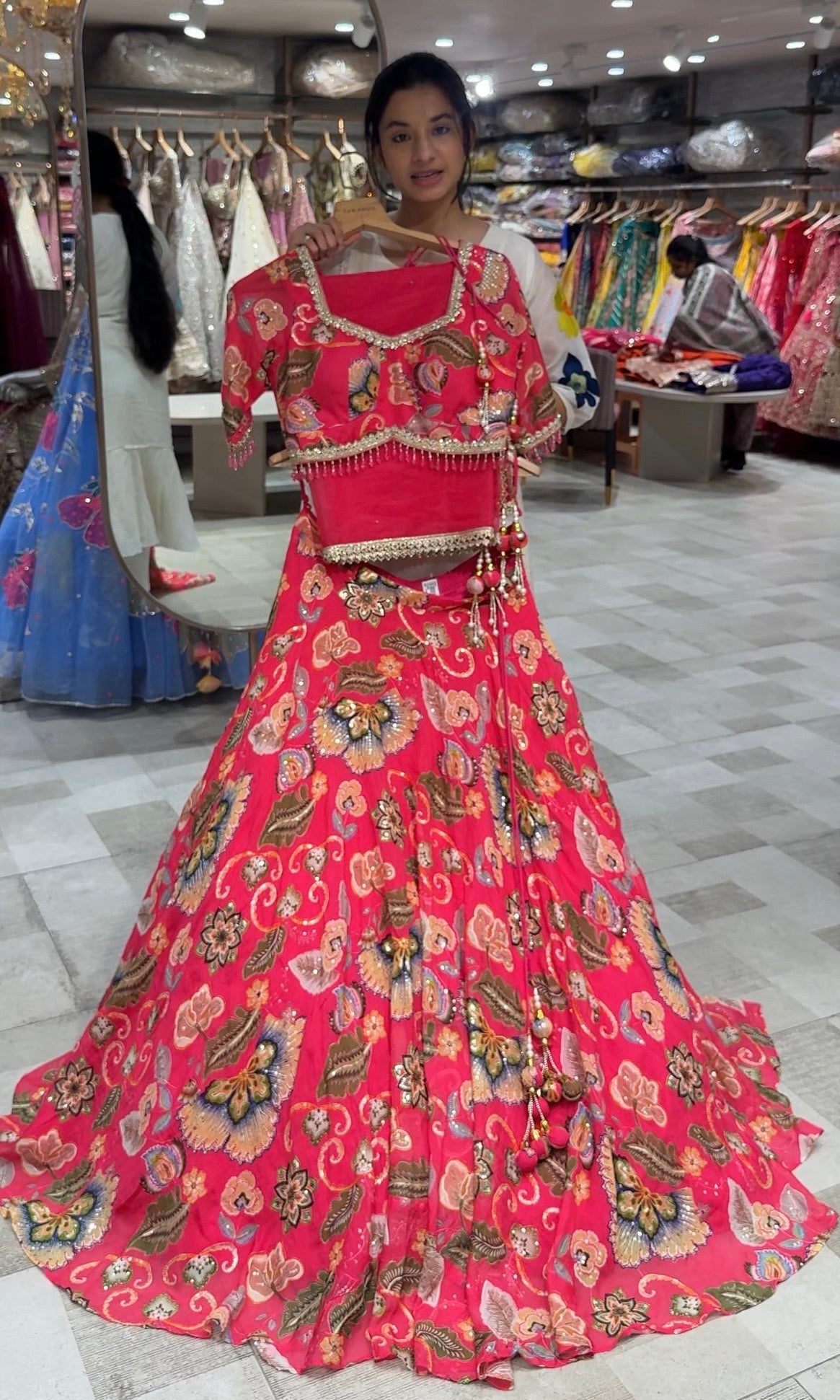 Pink Lehenga