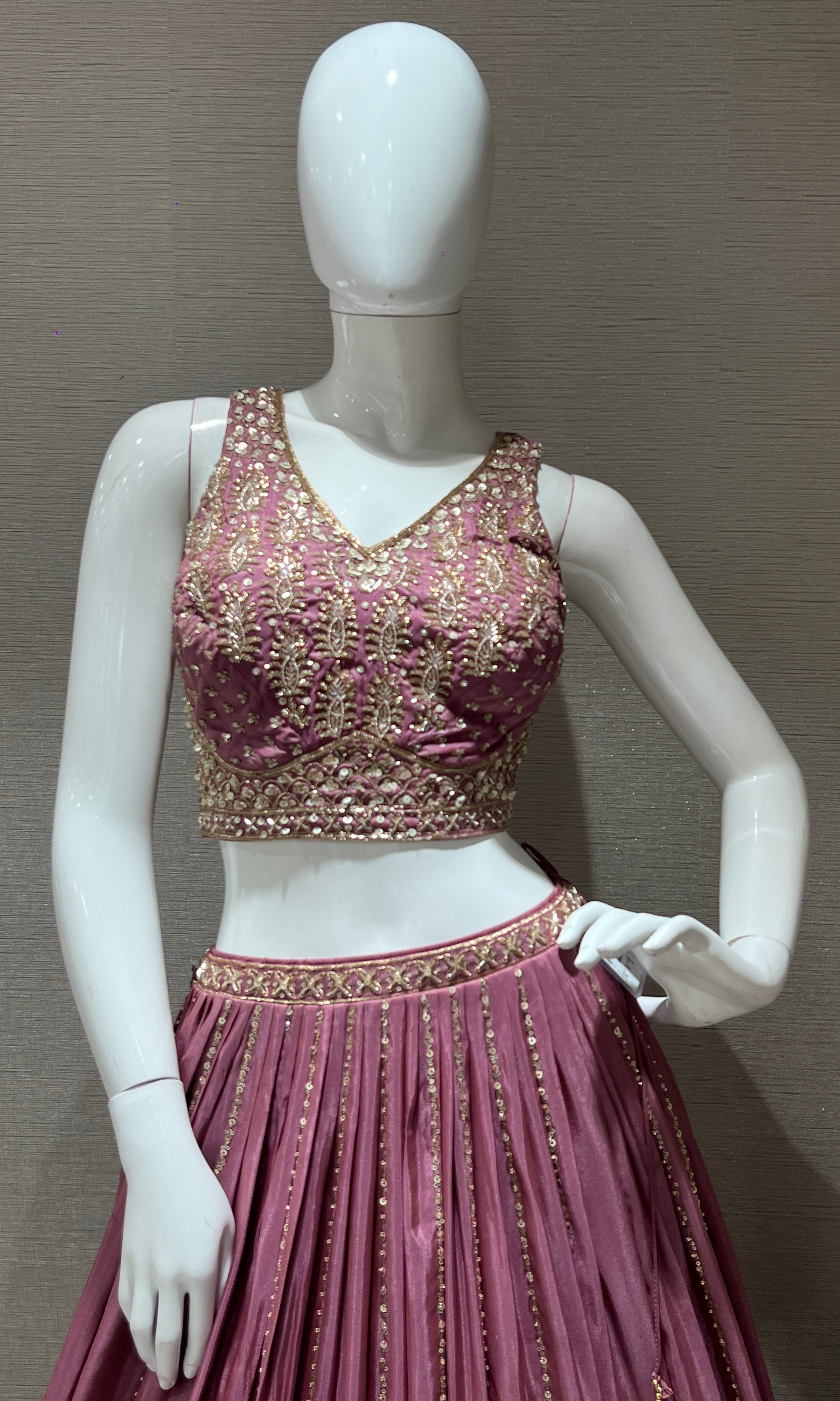 Light wine Lehenga