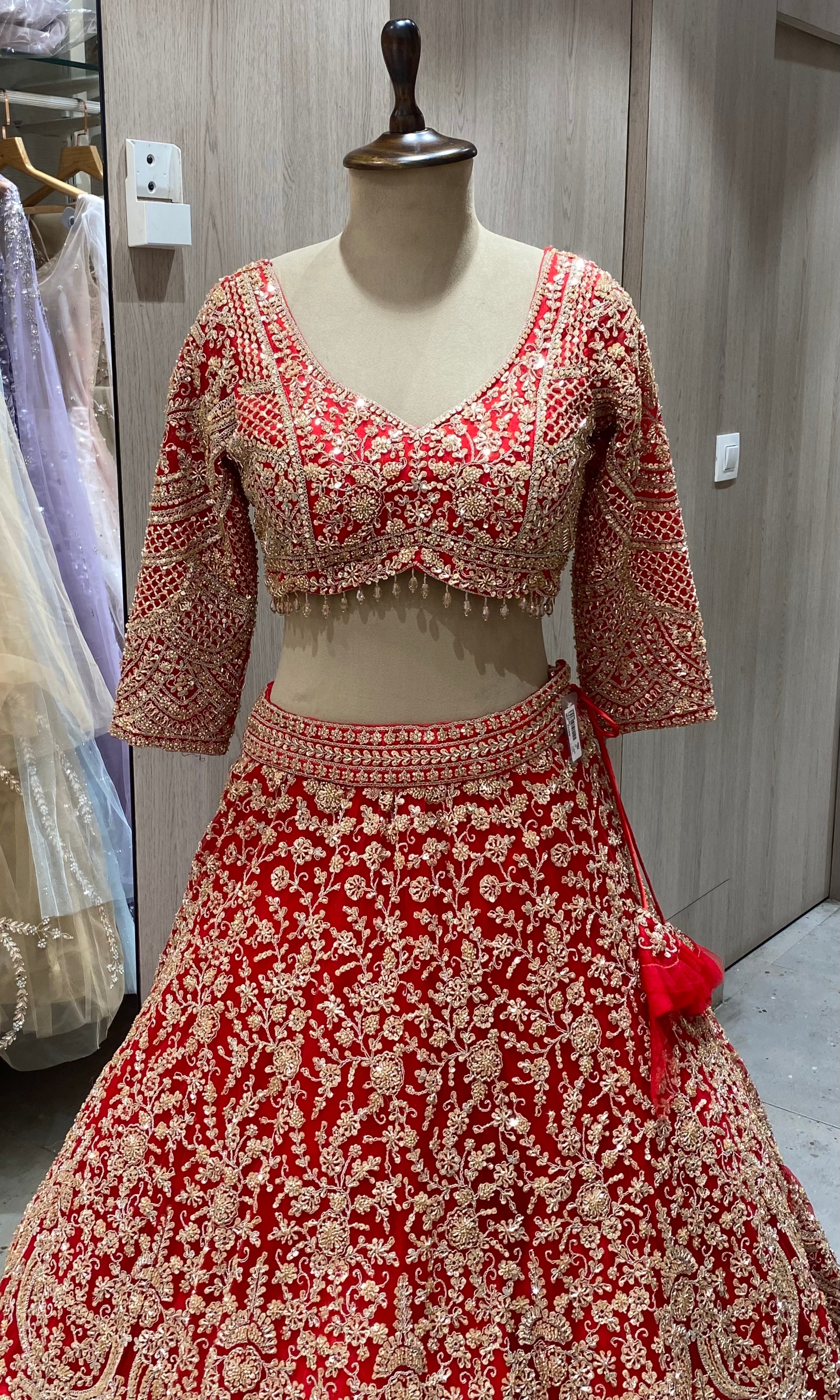 Red Lehenga