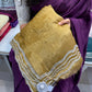 Golden Brown saree 777