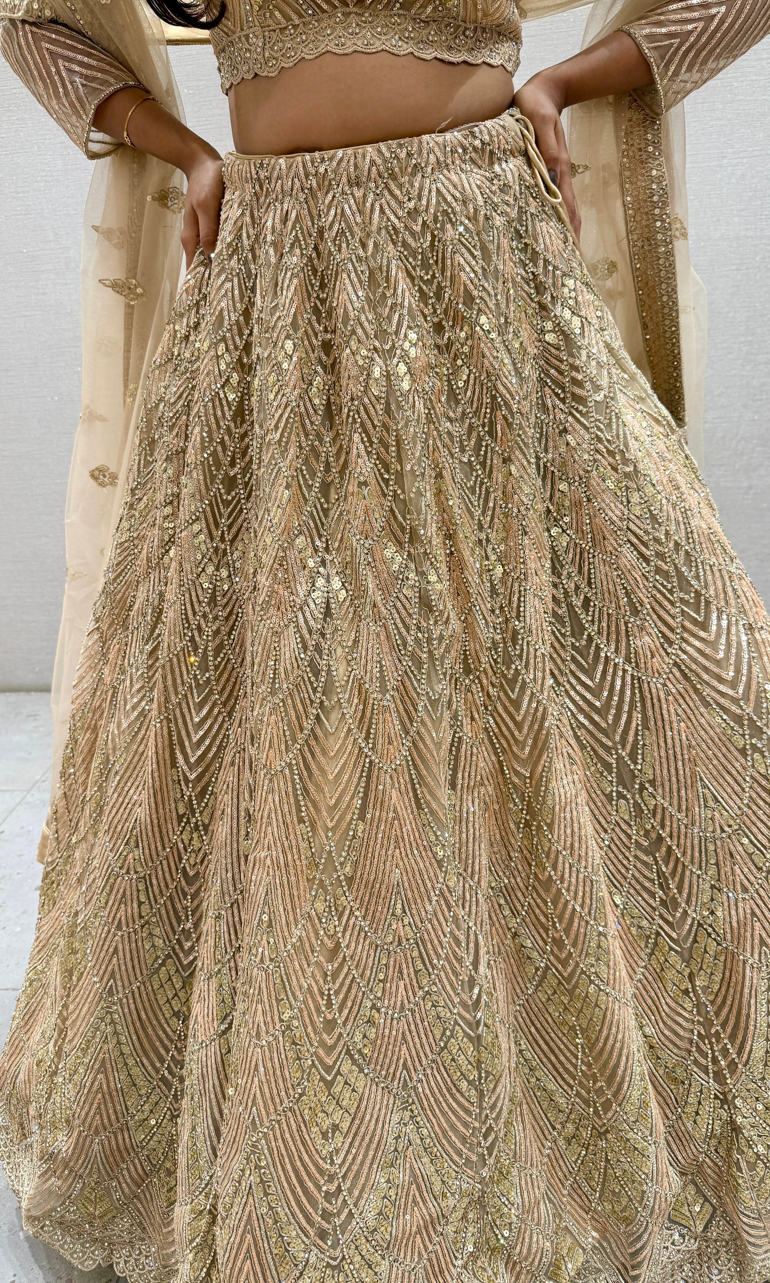 Fawn Lehenga