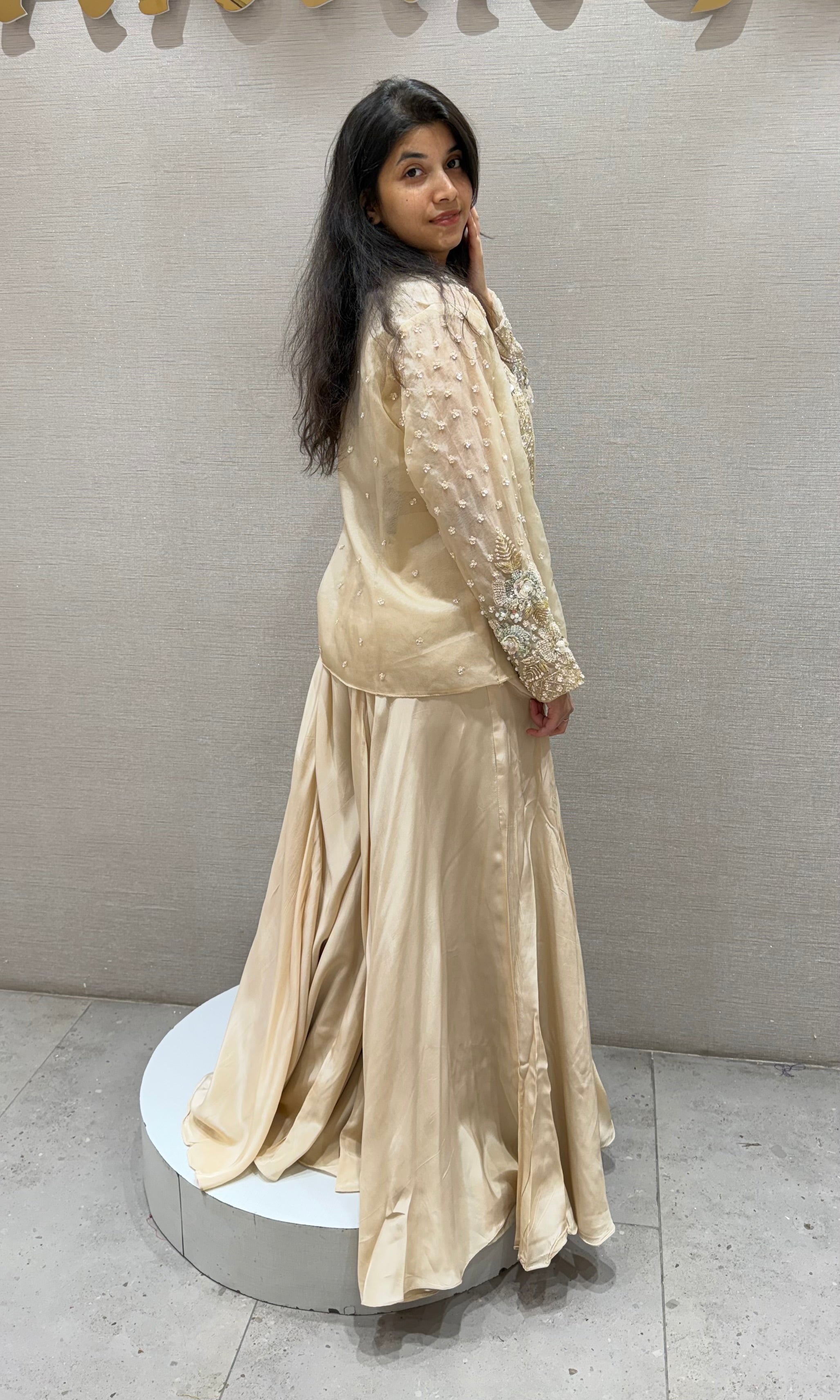 Beagh EMBROIDERED PALAZZO SET WITH JACKET