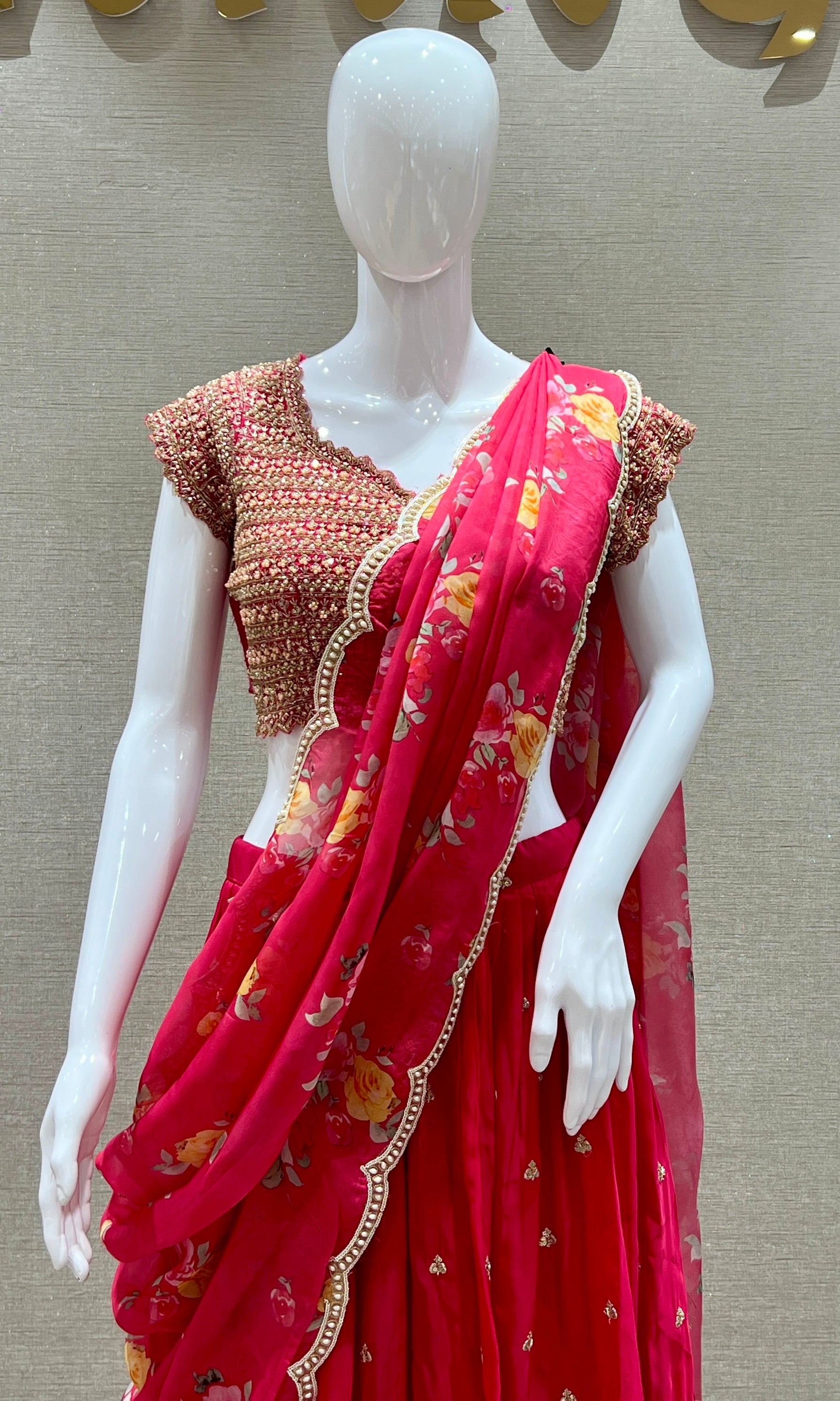 Pink Lehenga