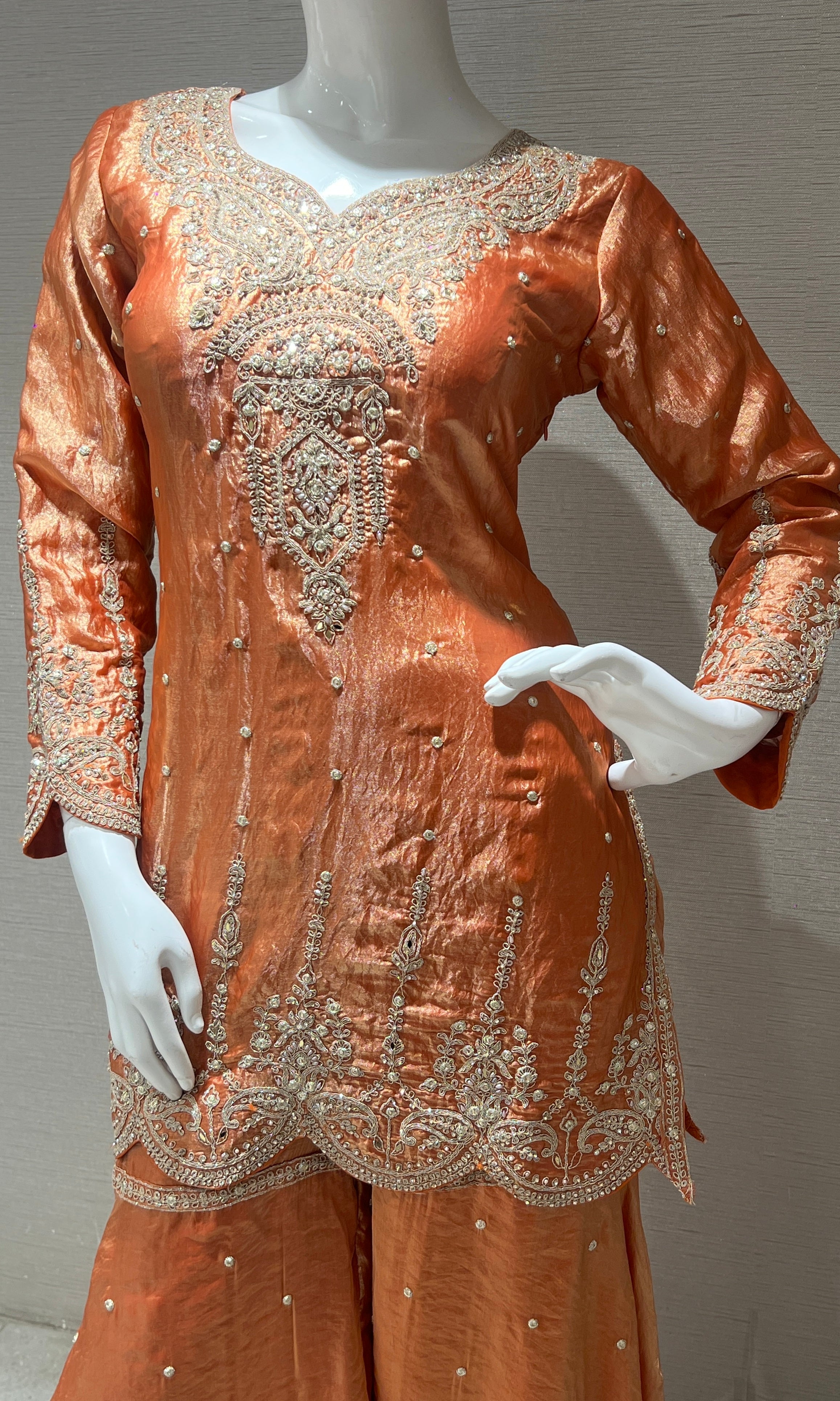 Rust Orange Sharara