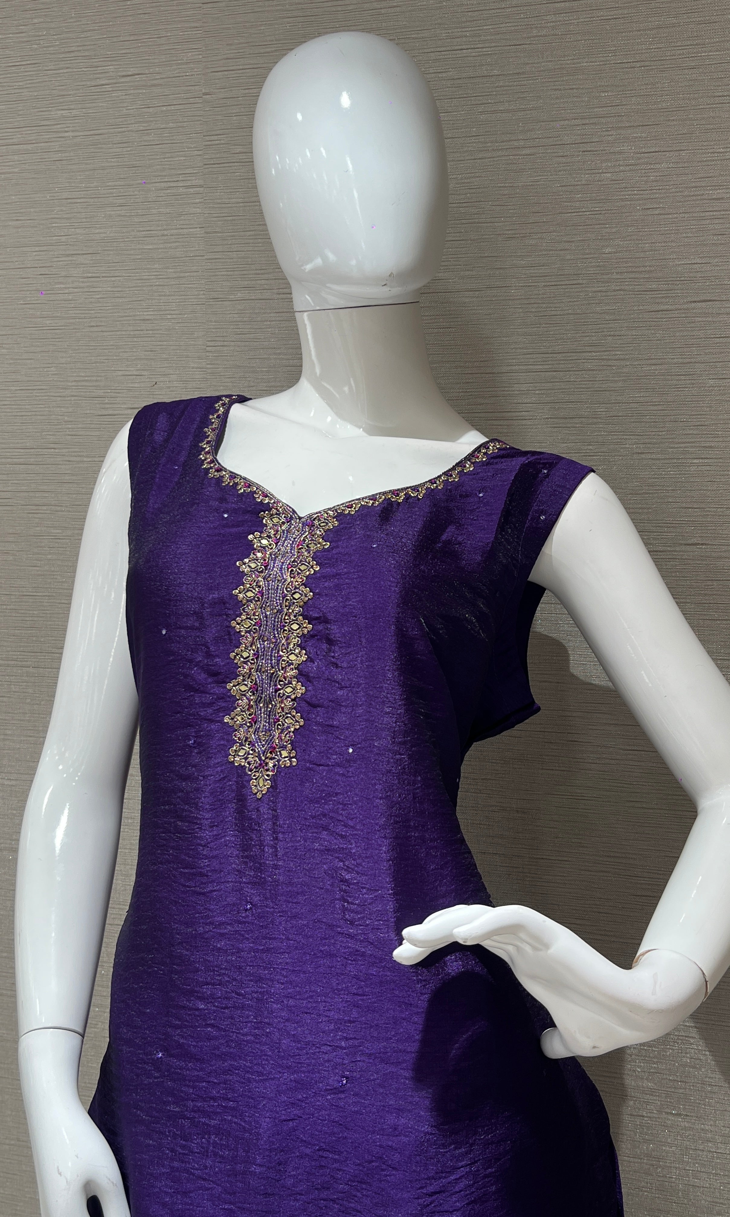 Purple purple kurta set