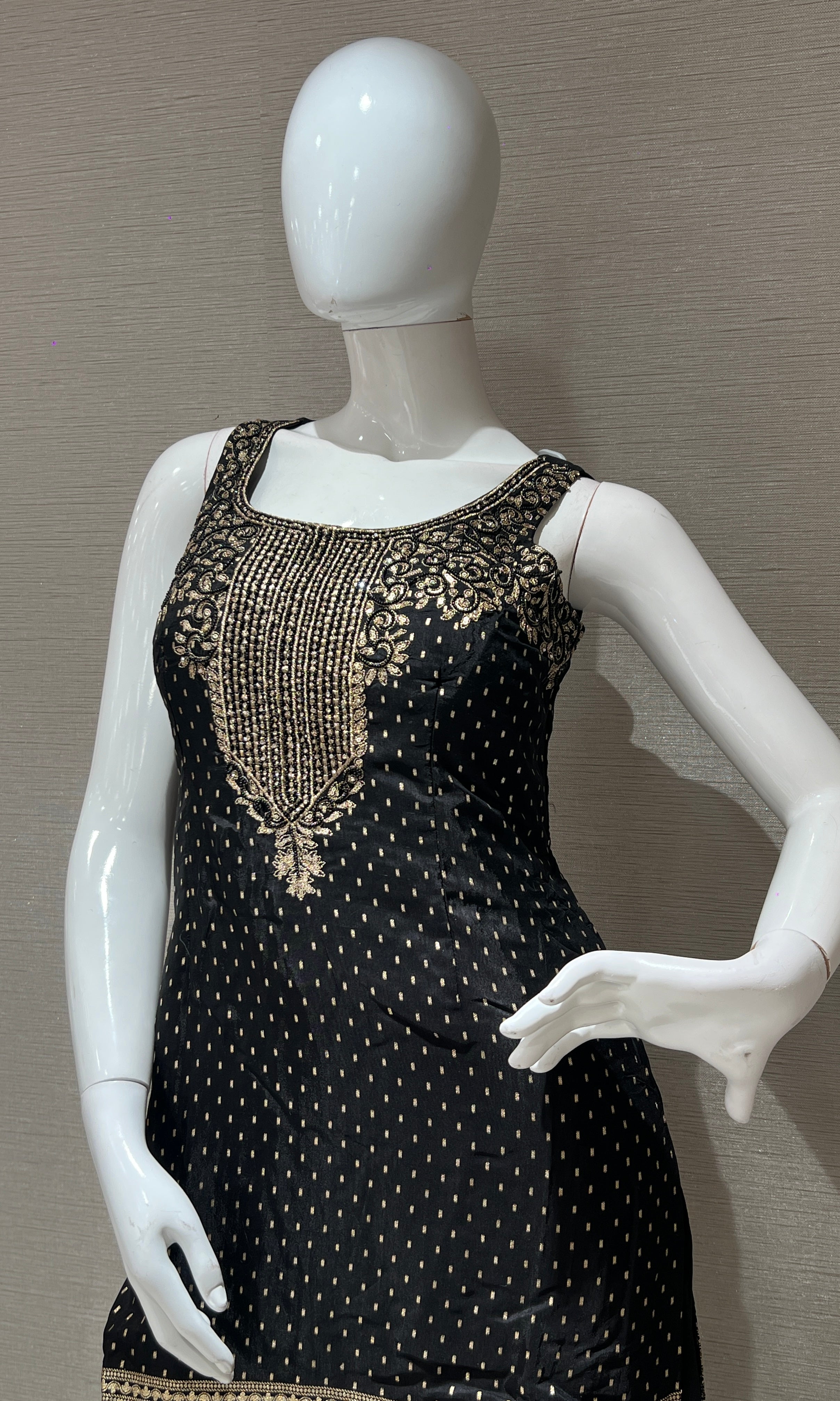 Black Elegance Sharara Set