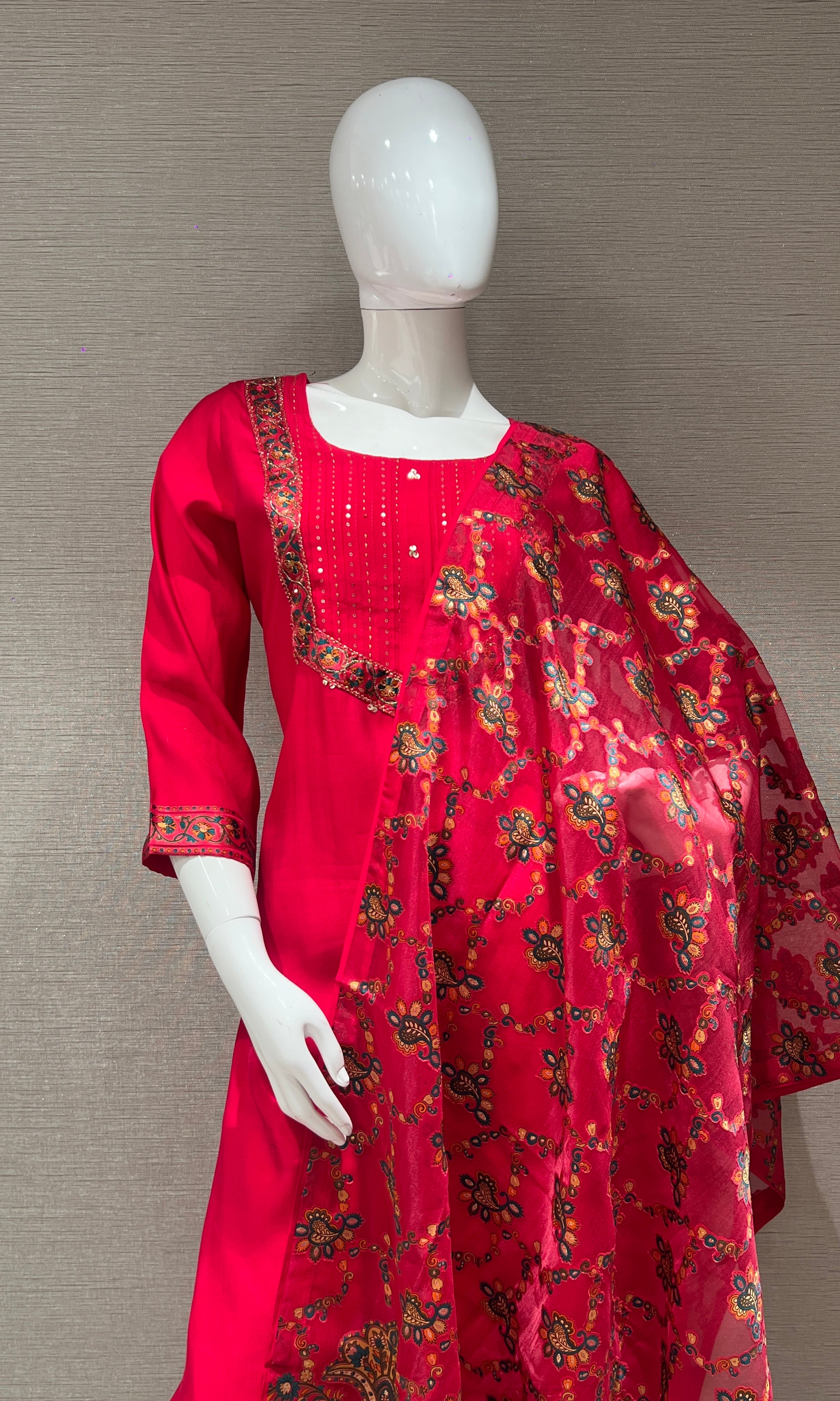 Pink Anarkali