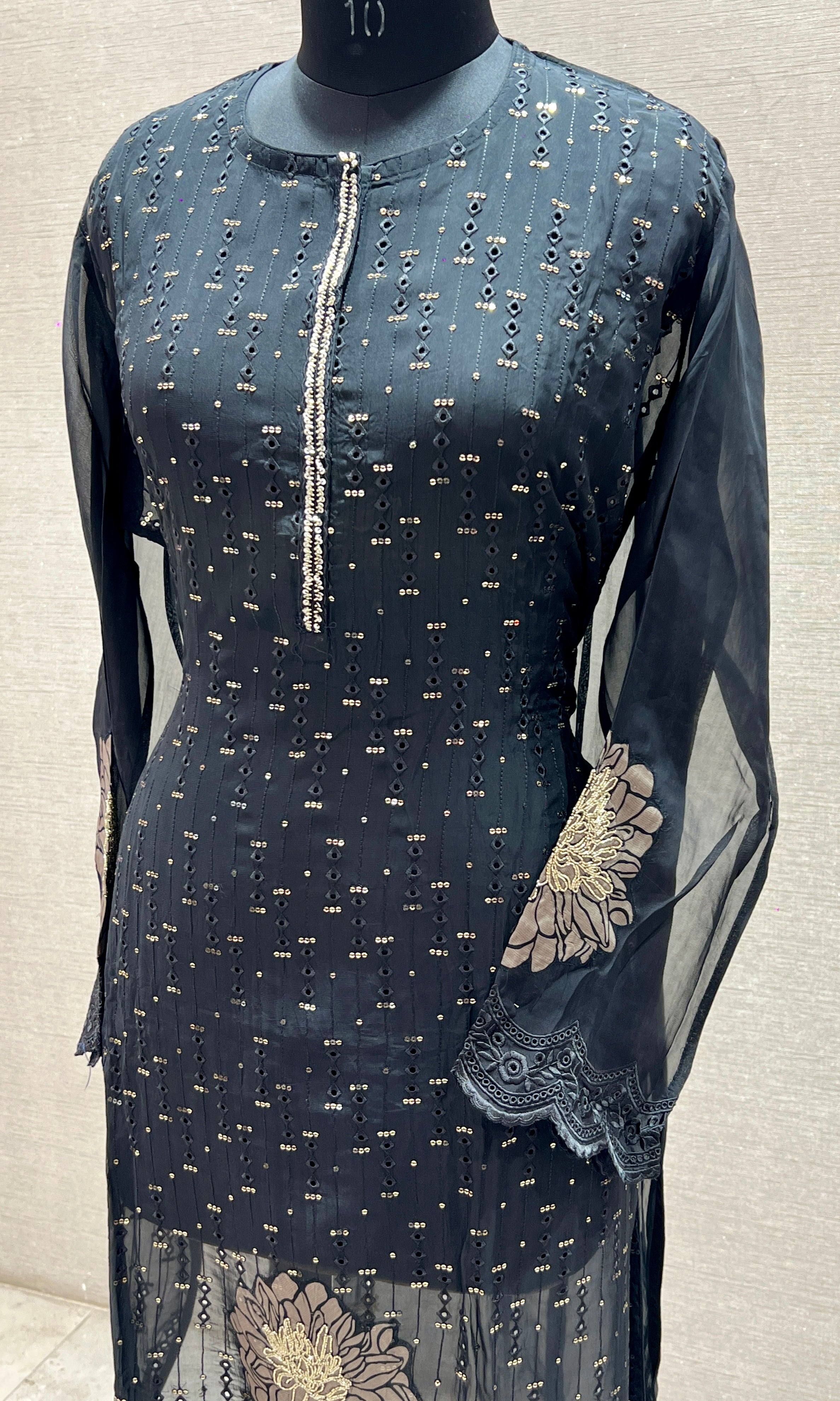 cookie n cream dress material