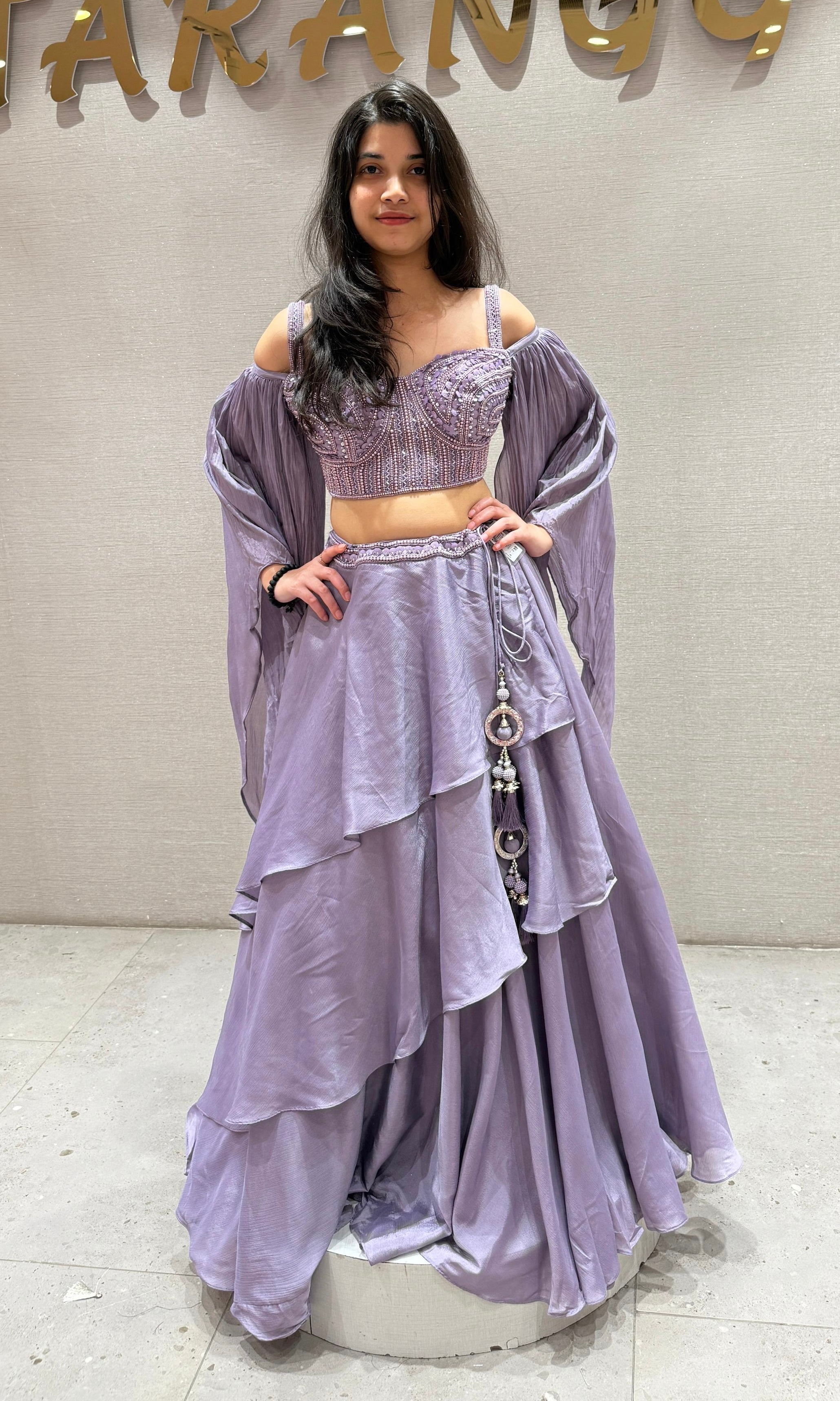 Lilac Lehenga