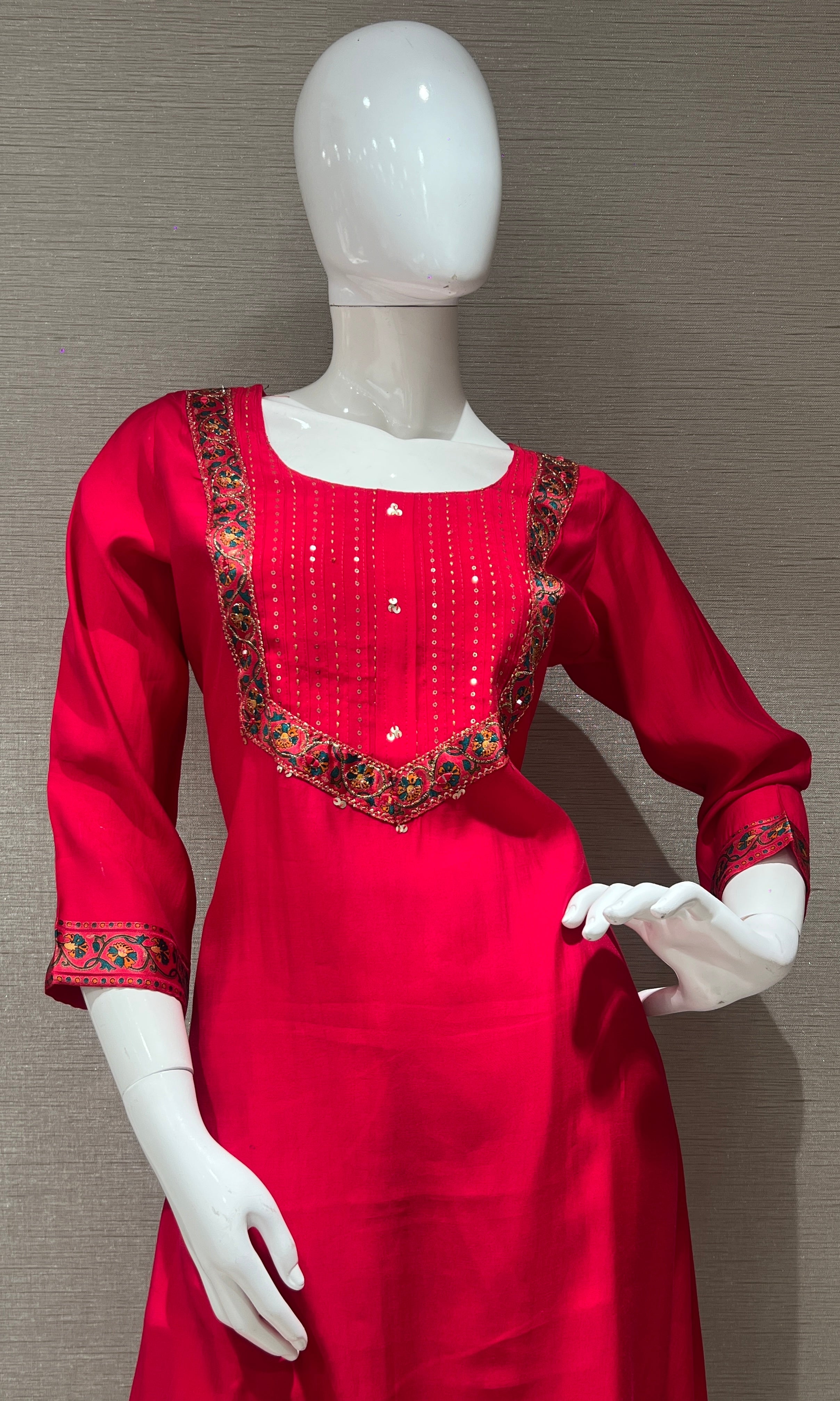 Pink Anarkali