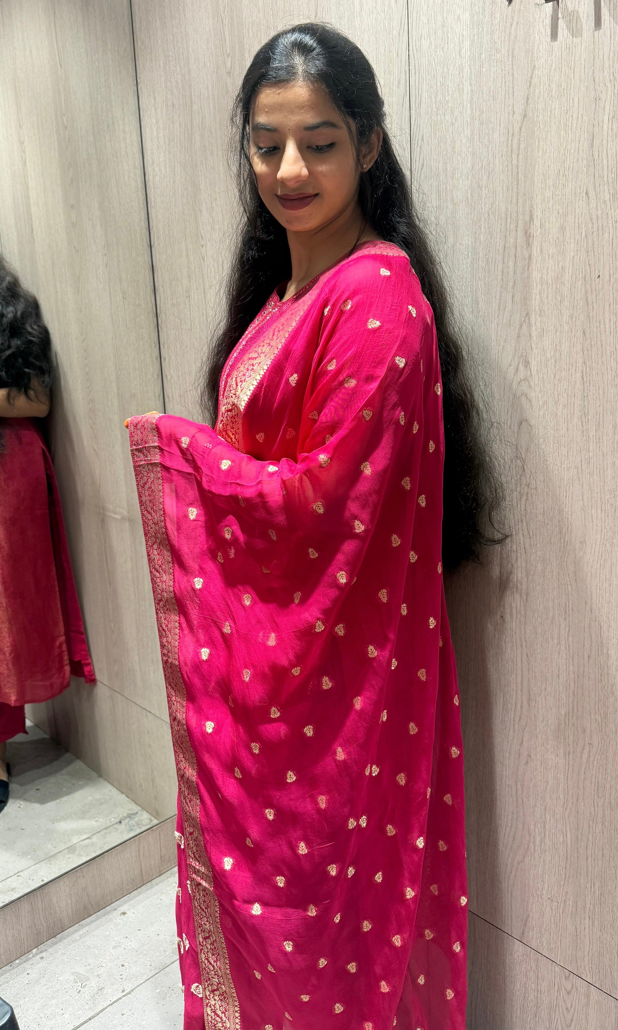 Pink kurta set