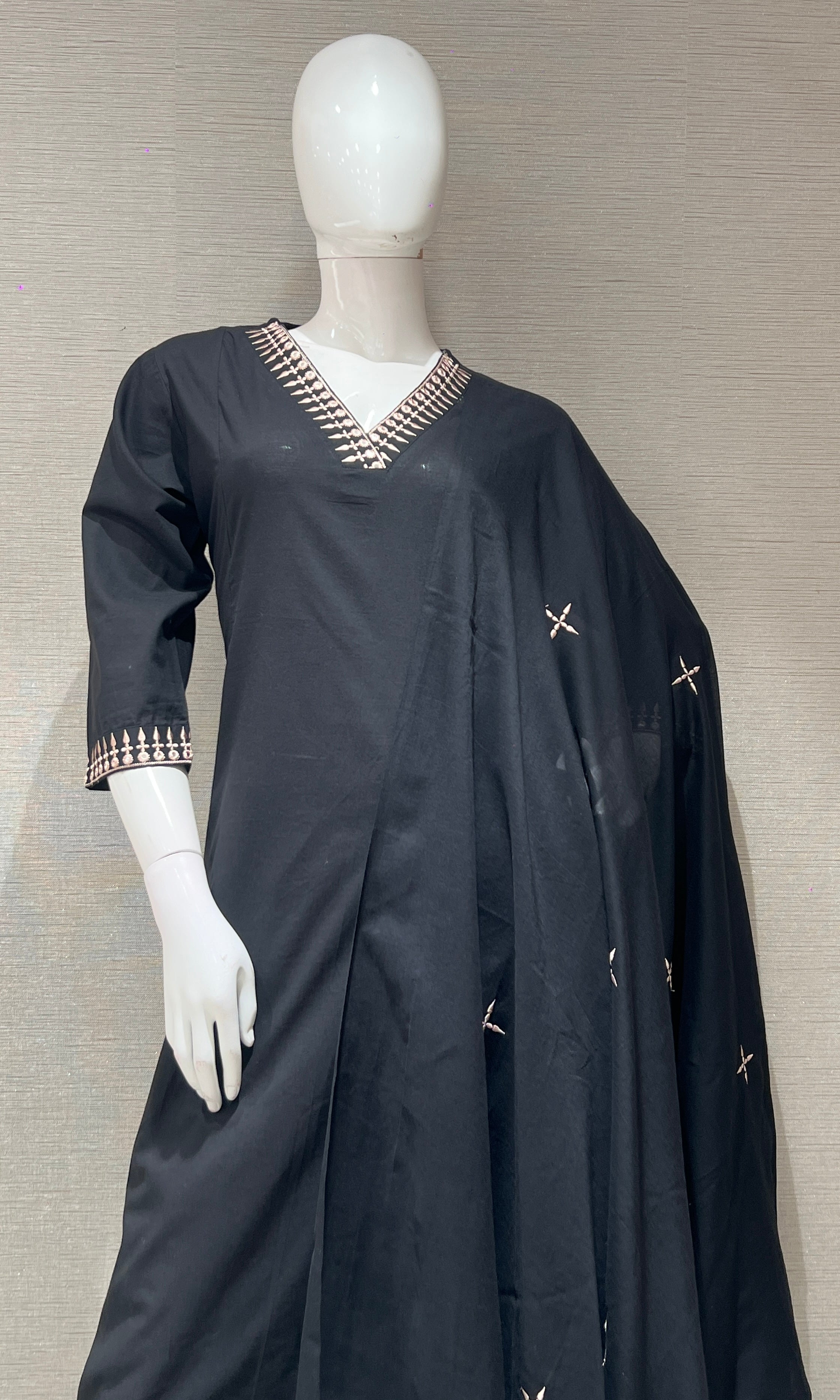 Black ETHNIC kurta set